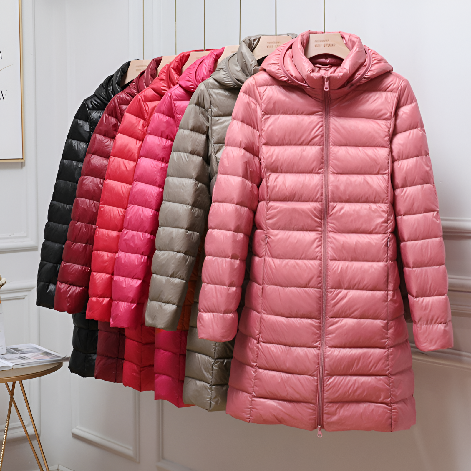 Long Puffer Jacket | Women's Winter Hooded