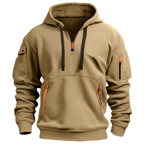 Men's Quarter Zip Tactical Hoodie | Pullover