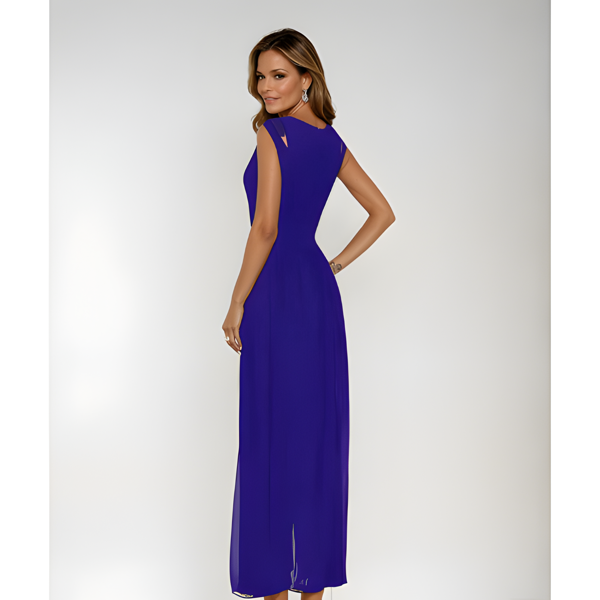 Women's Sleeveless Cutout Maxi Dress | Summer