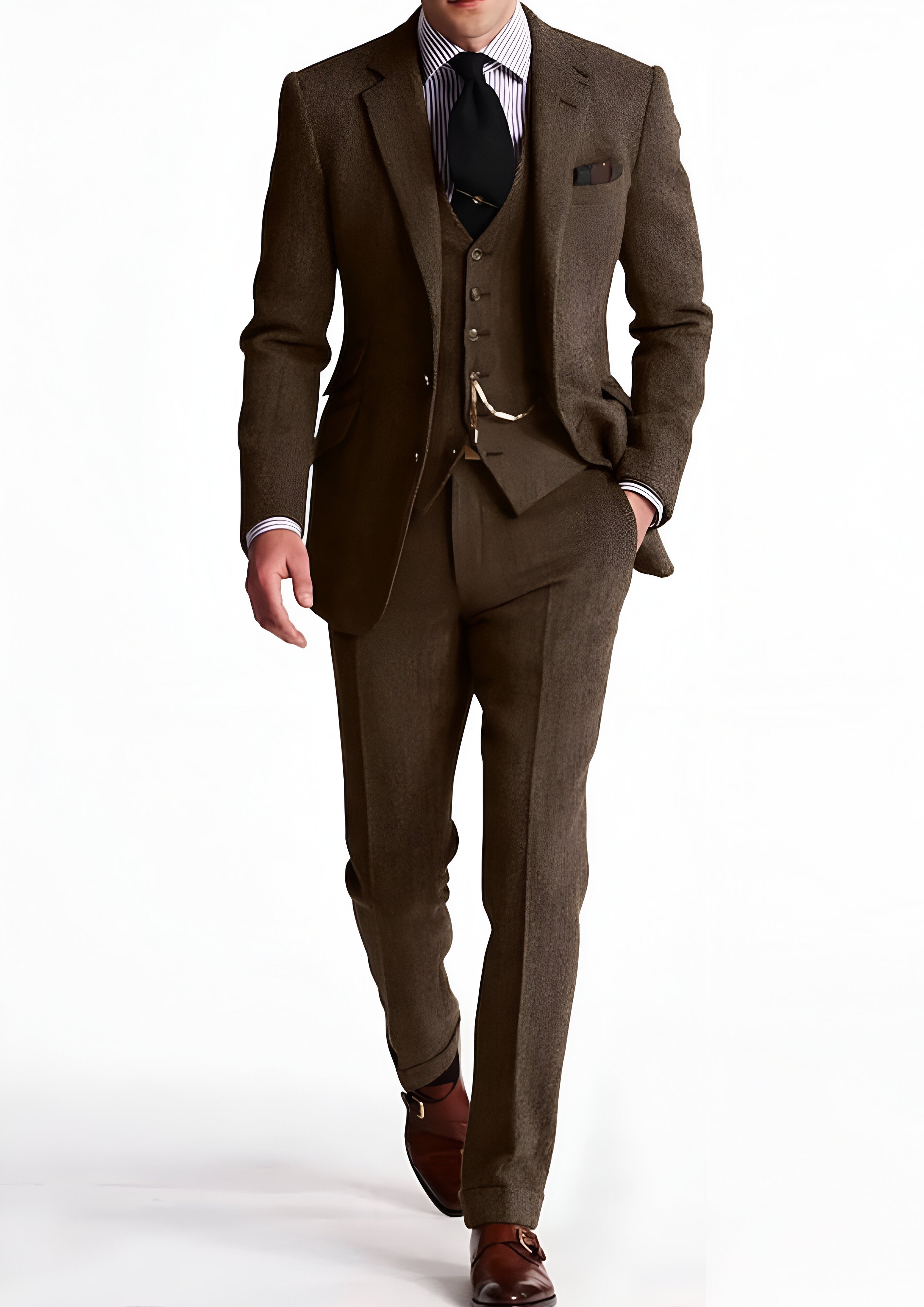 Men’s Three-Piece Tuxedo | Formal Events Suit Set