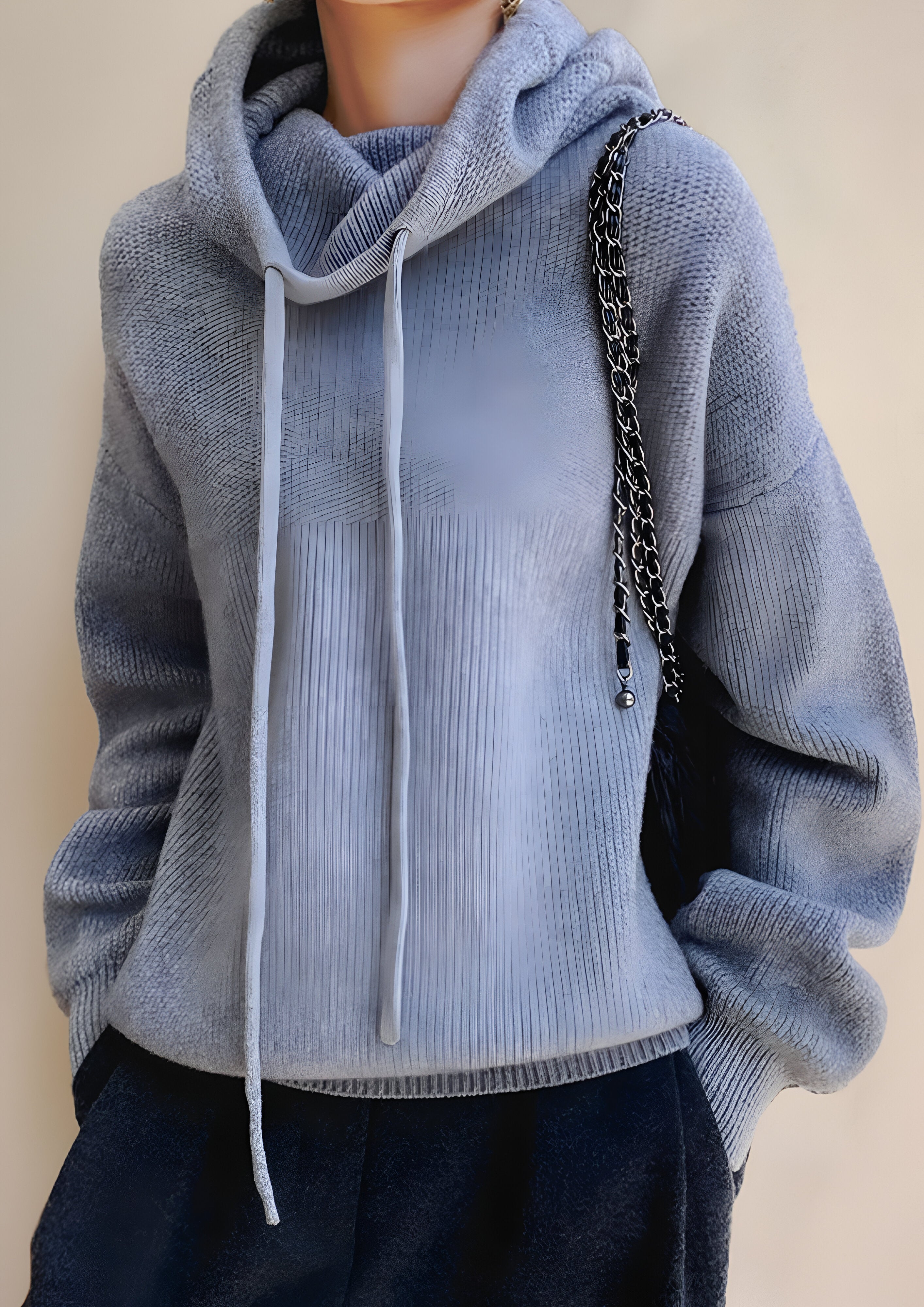 Hooded Pull-Over Jumper | Women's Loose Fit
