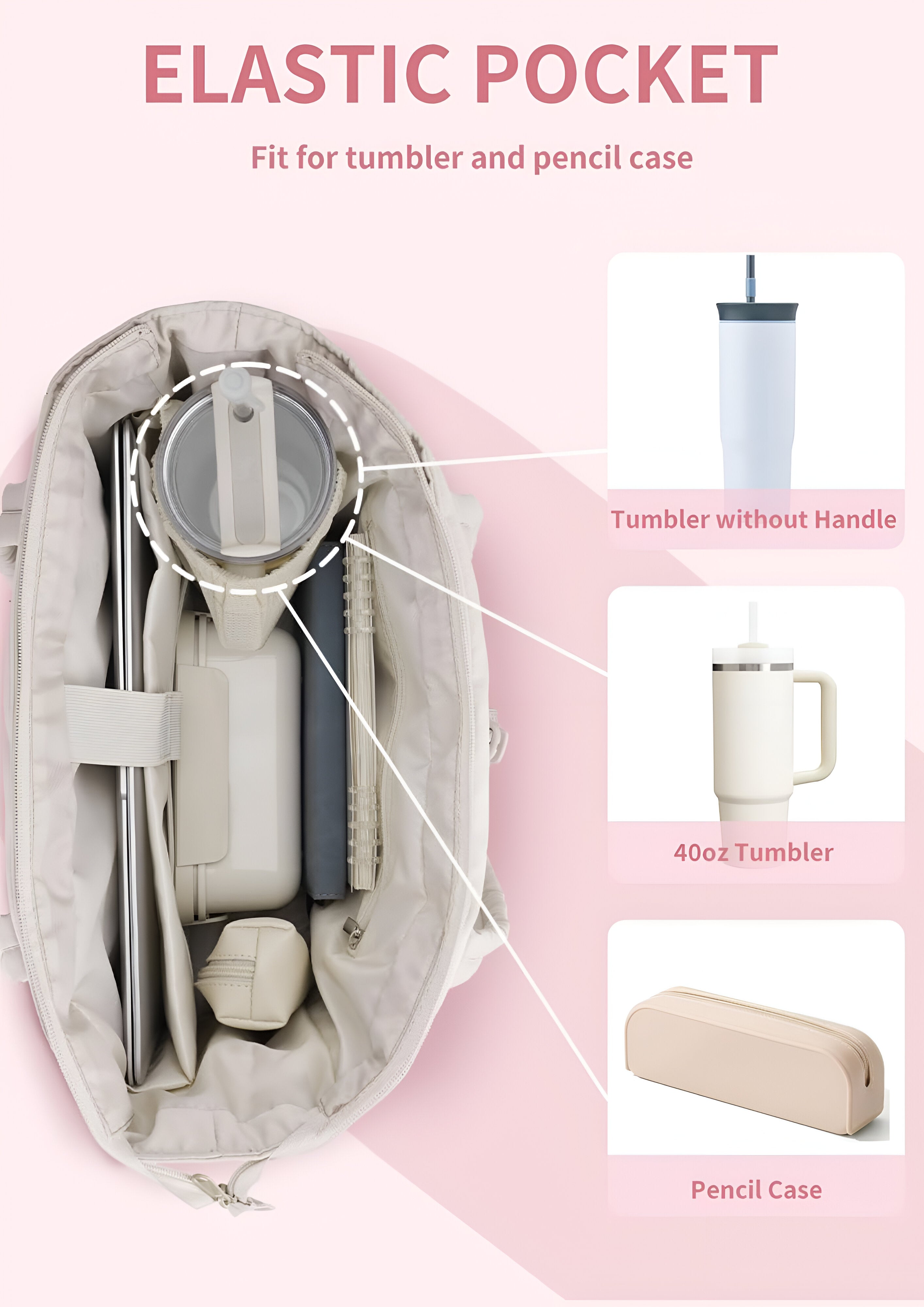 Women's Quilted Puffer Tote Bag | Large