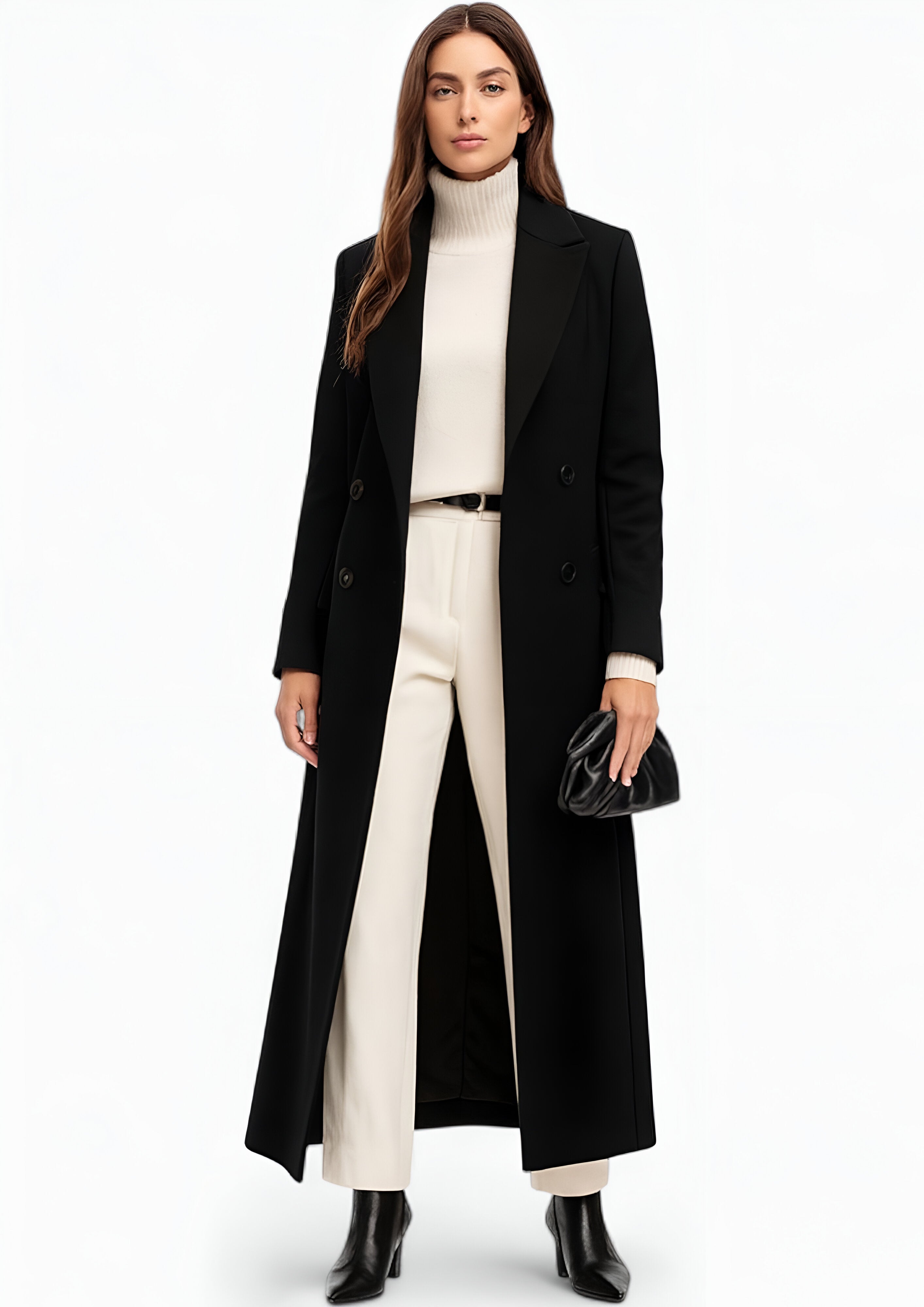 Longline Maxi Overcoat | Women’s Tailored Outerwear