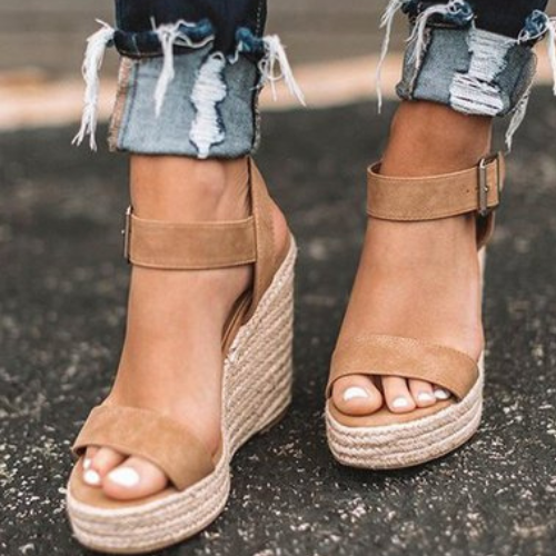 Women's Sandals Open Toe Wedge | Heel