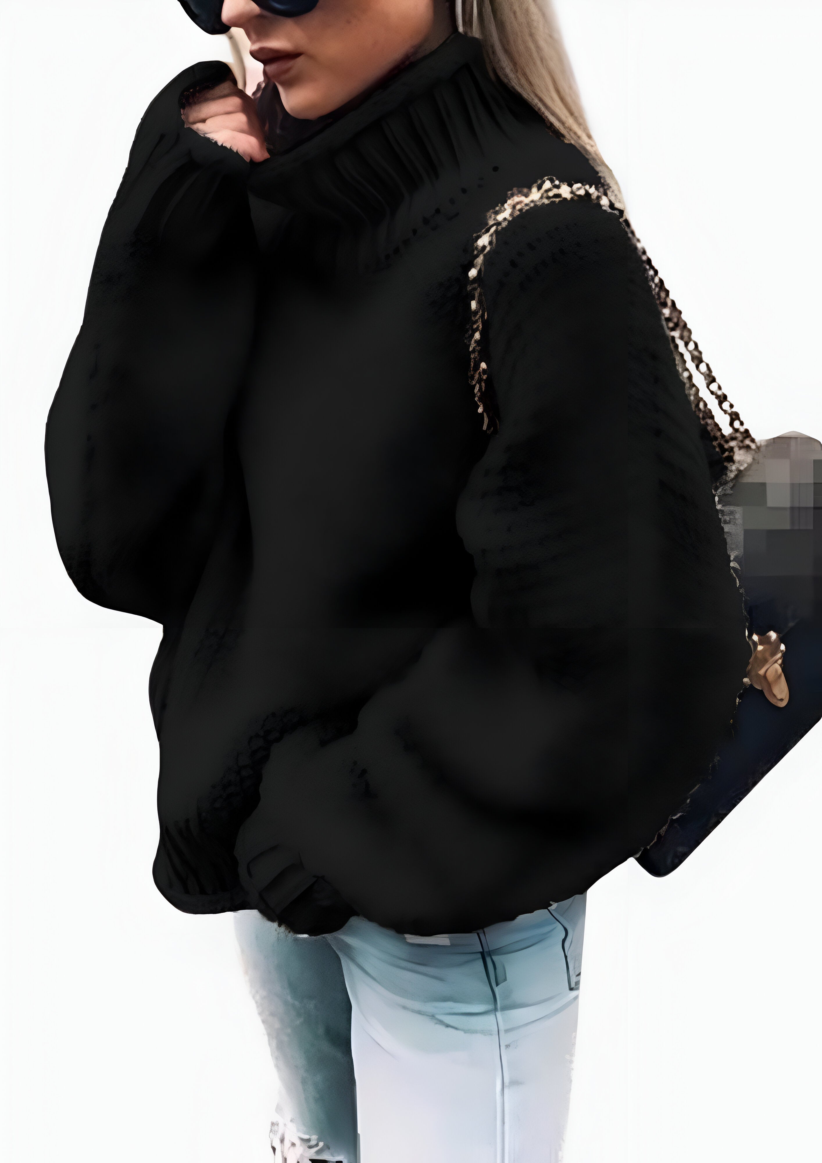 Turtle Neck Loose Fit Jumper | Women's Winter Wear