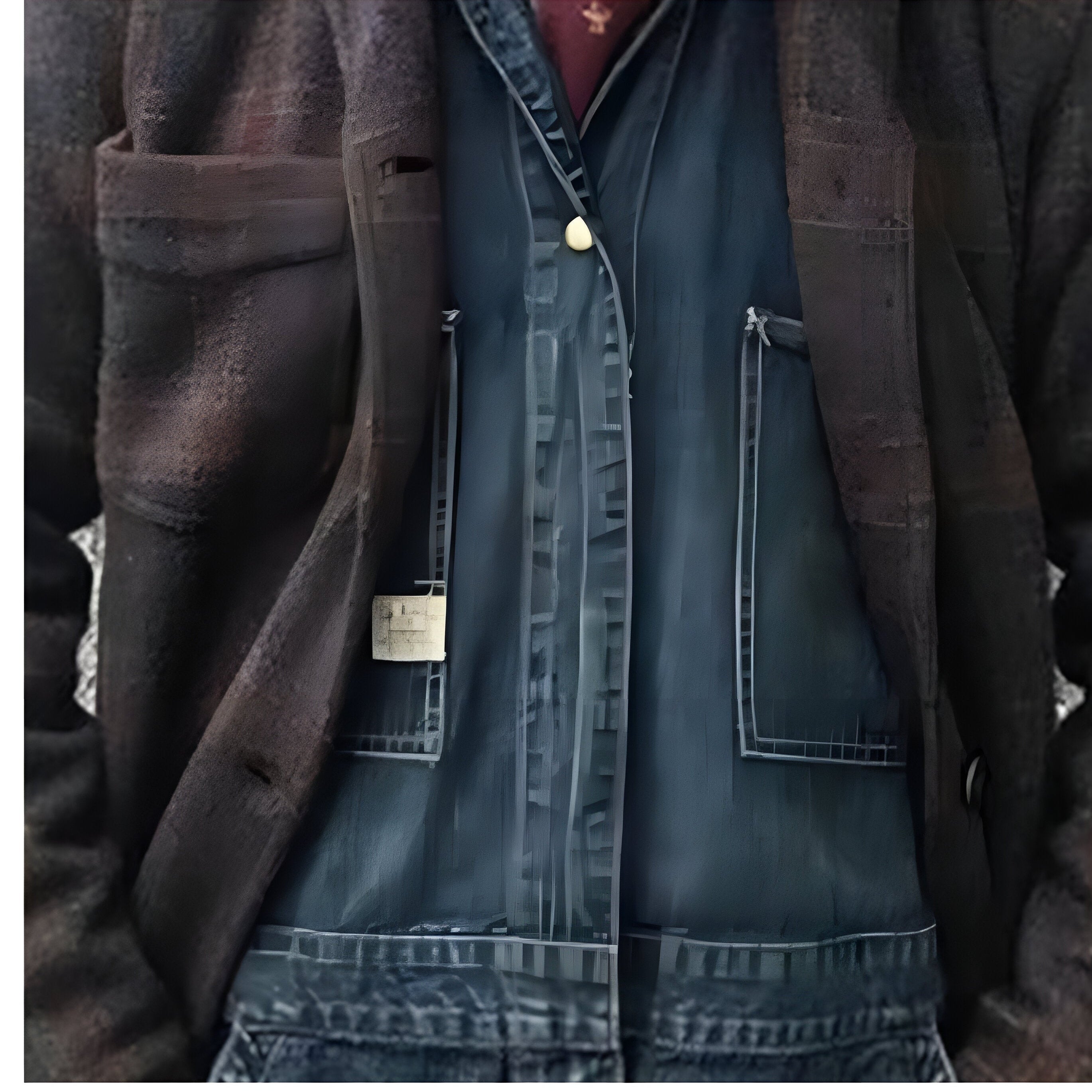 Retro Checkered Lapel Jacket | Men's Loose Fit