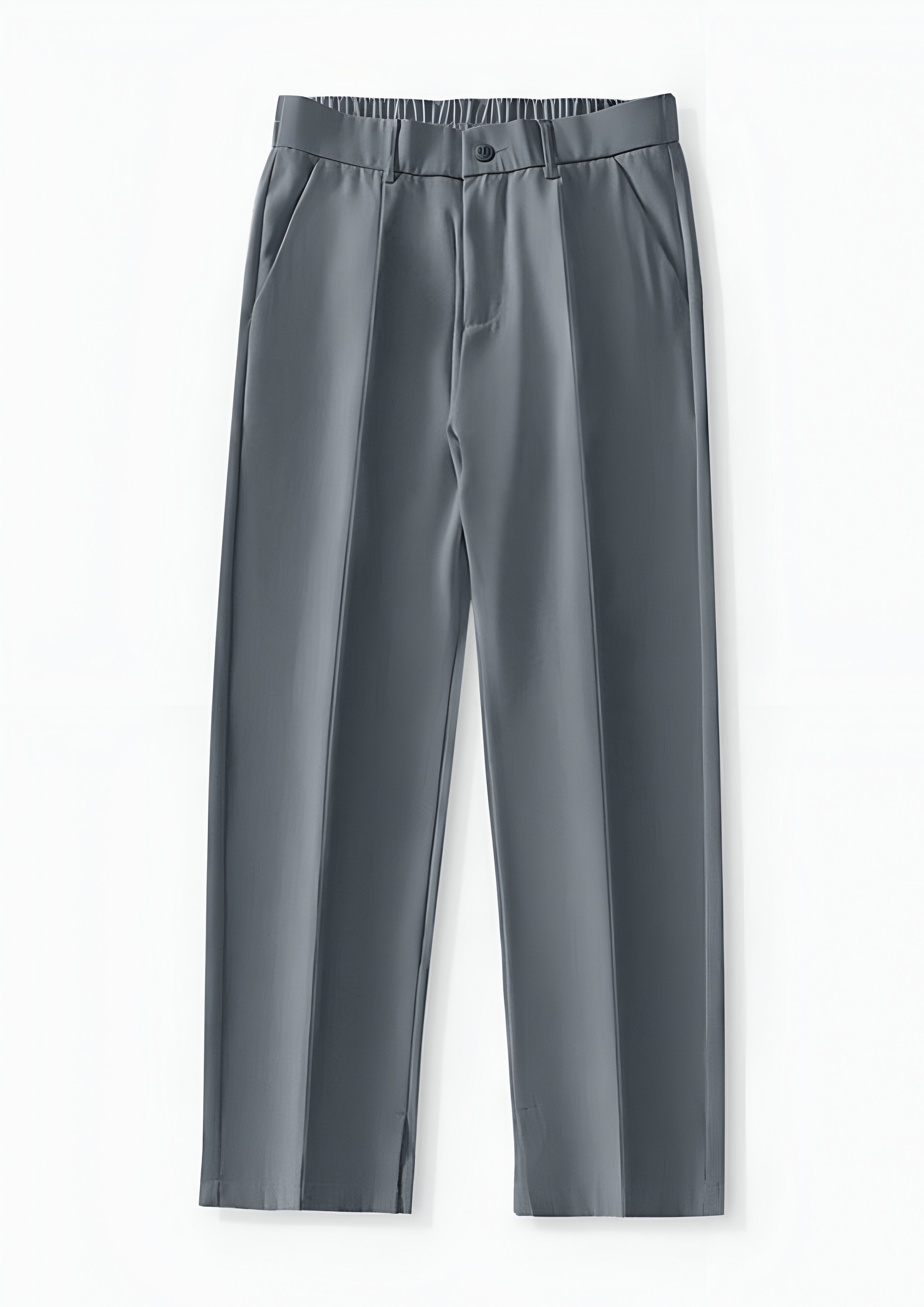 Straight Leg Trousers | Men's Pleated Front