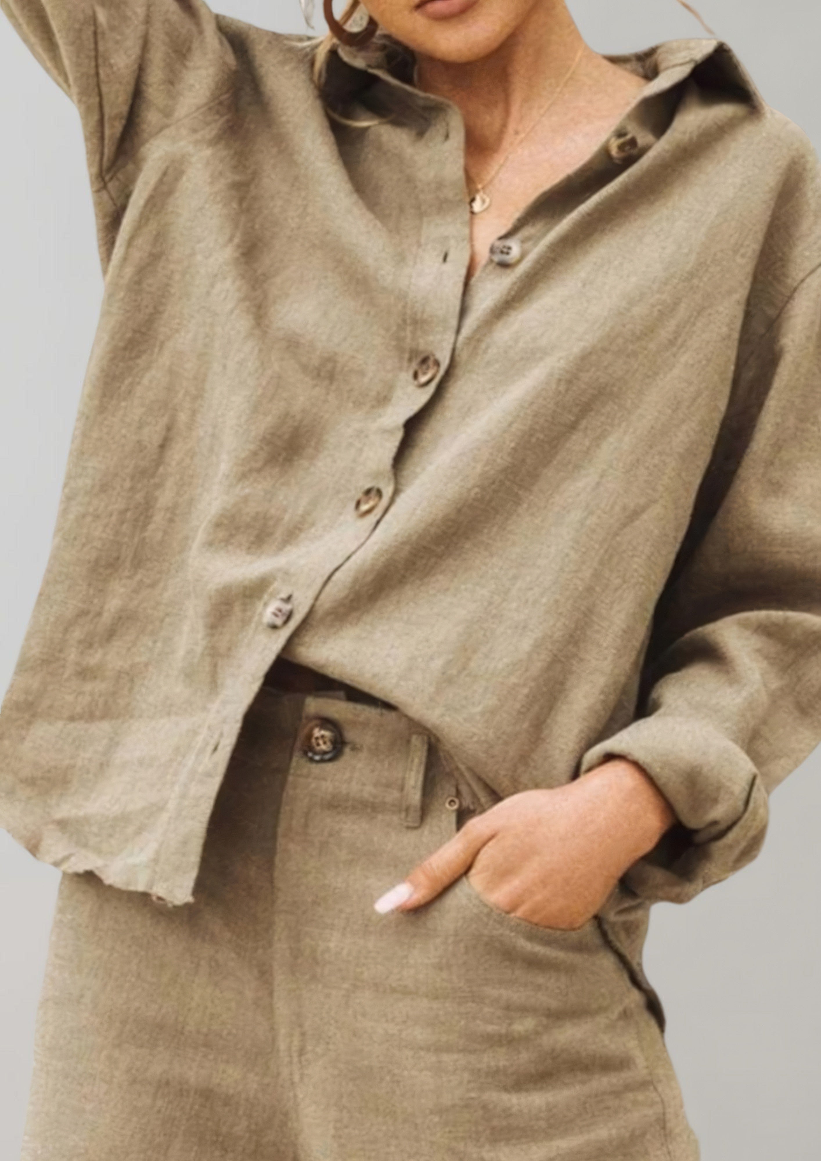 Women's Long Sleeve Blouse | Relaxed Fit