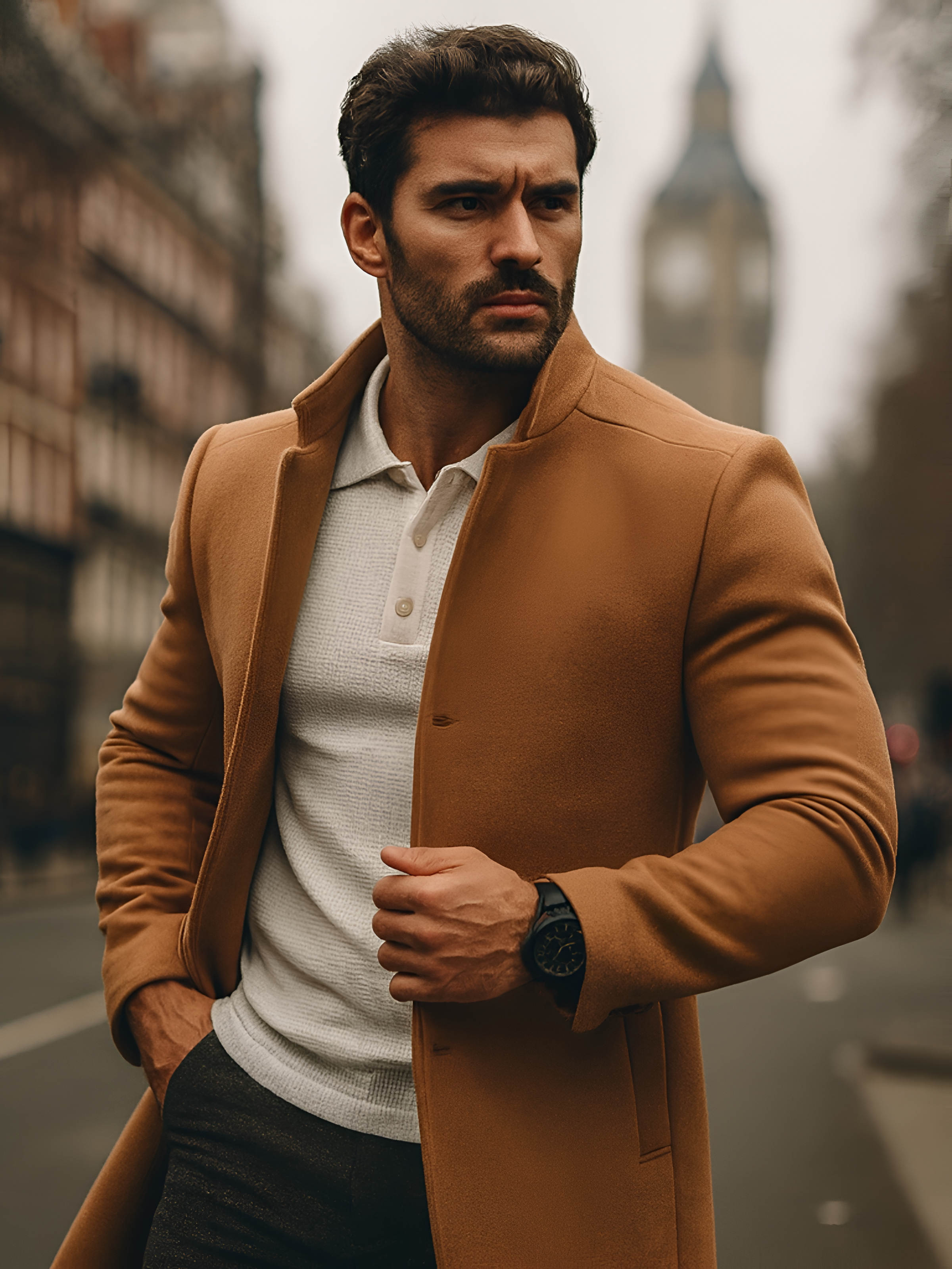 Blazer Coat | Men's Autumn Minimalist Button