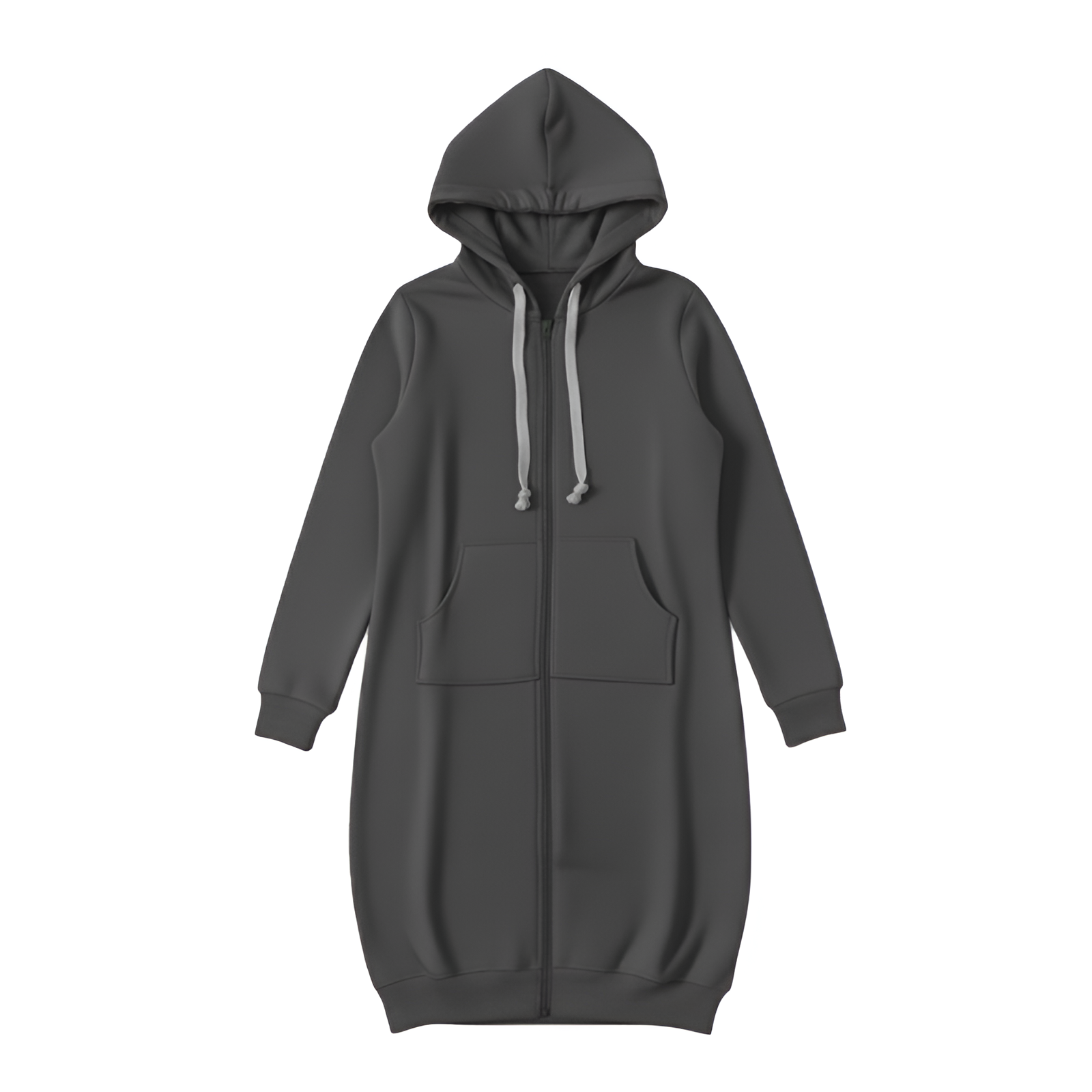 Hoodie Dress Jumper | Women's Winter Zip Up