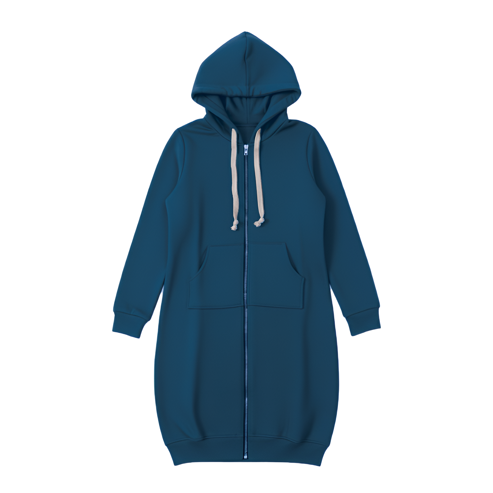 Hoodie Dress Jumper | Women's Winter Zip Up