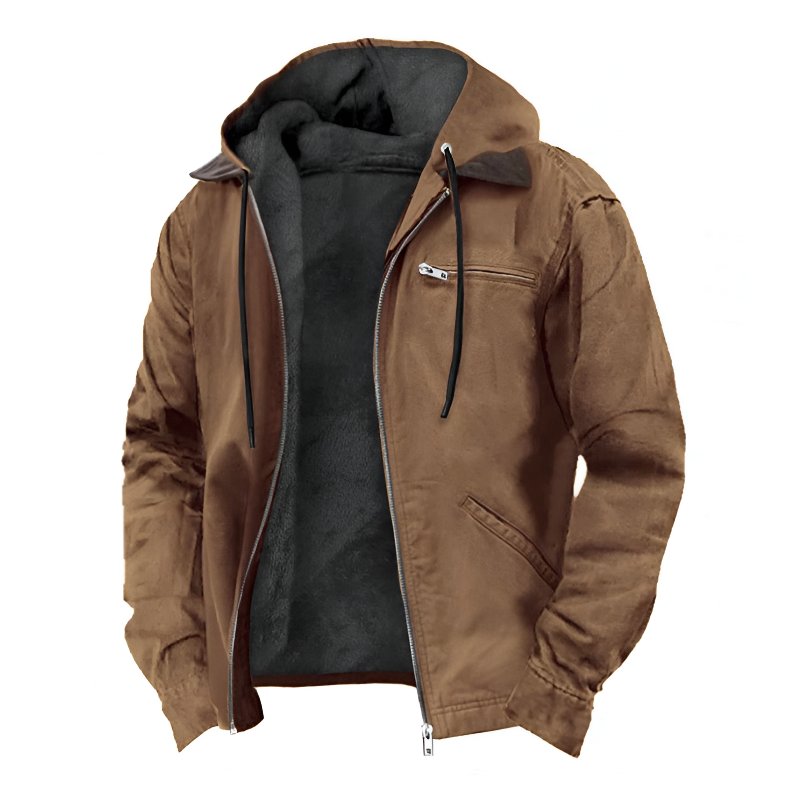 Men's Winter Hooded Utility Jacket | Insulated