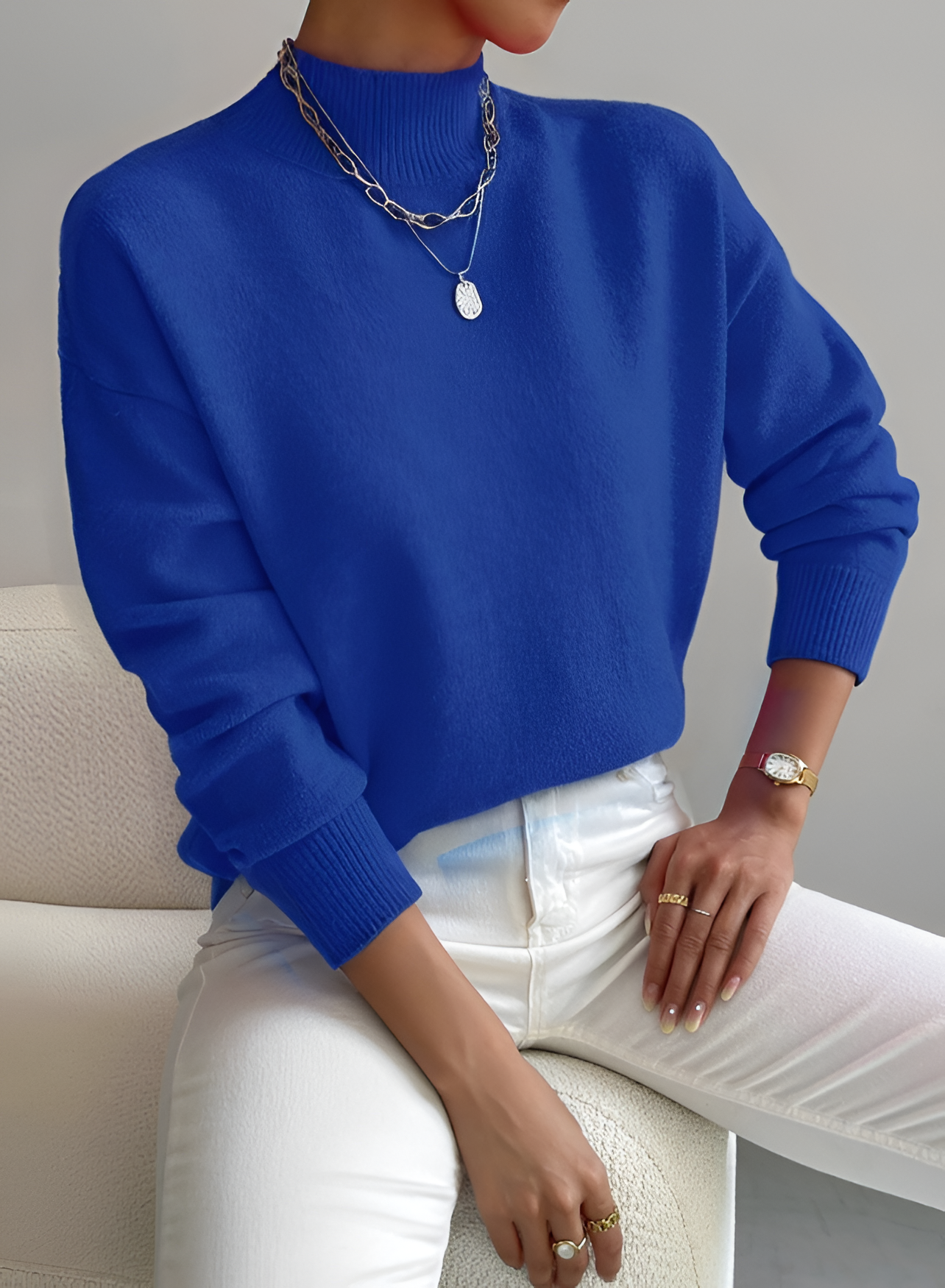 Mock Neck Jumper | Women's Smart Knit