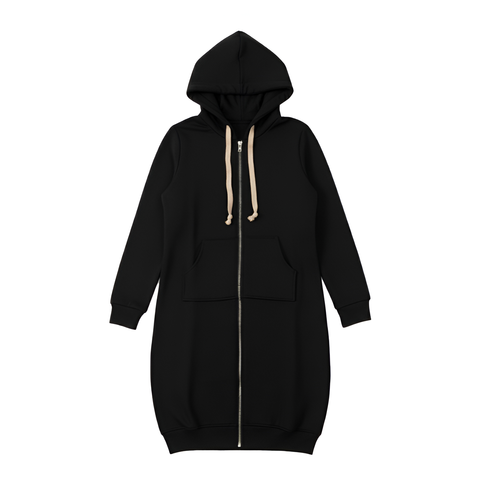 Hoodie Dress Jumper | Women's Winter Zip Up