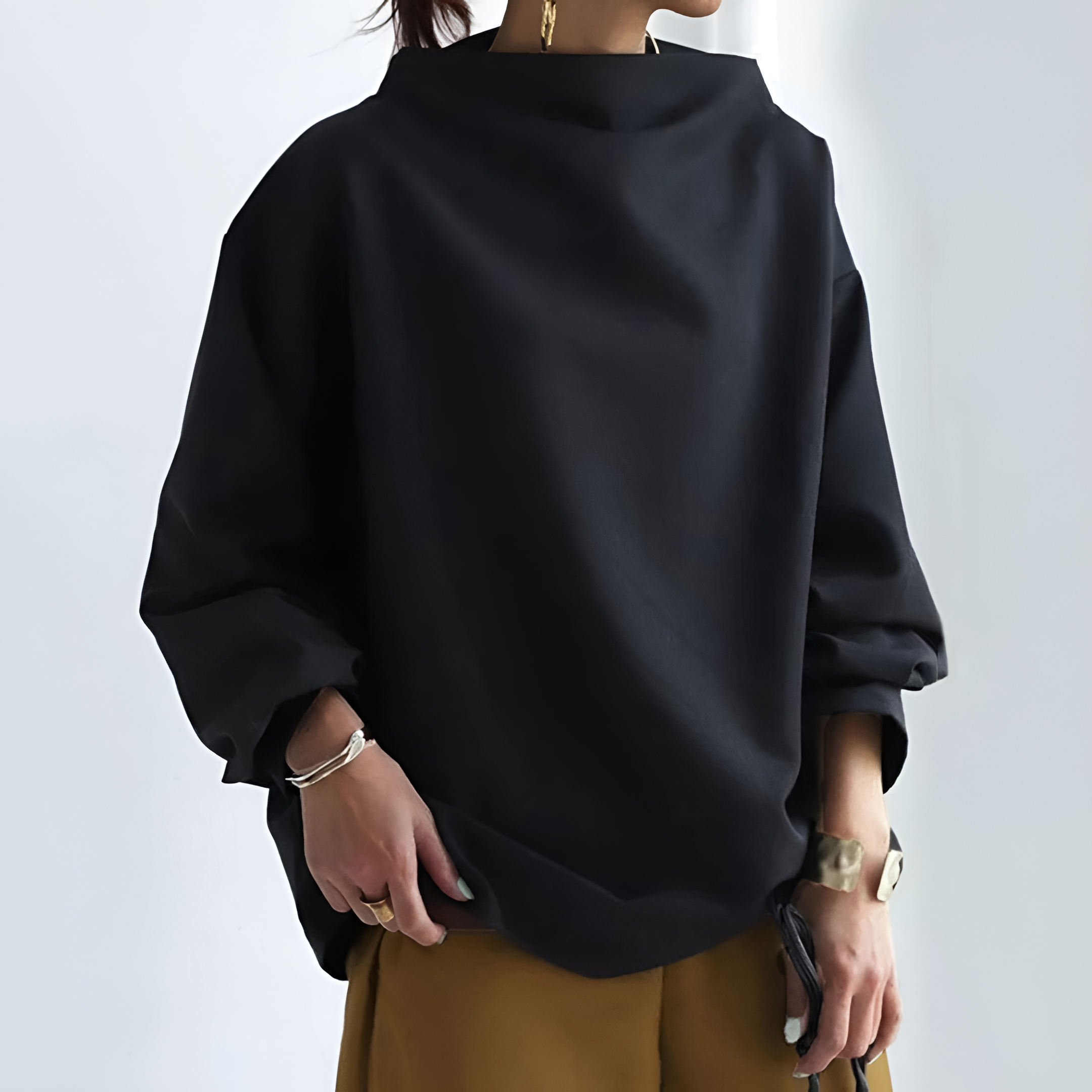 Soft Knit Jumper | Women's Winter Funnel Neck