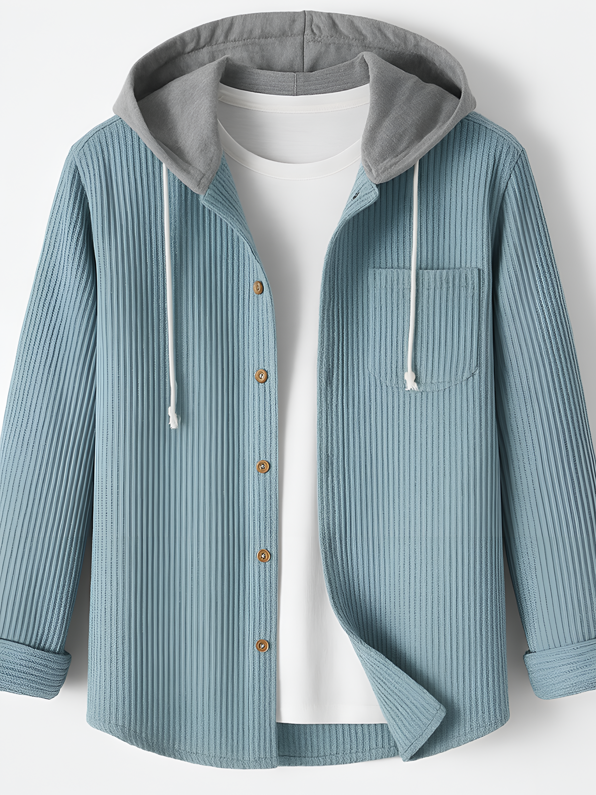 Corduroy Hoodie | Men's Winter Relaxed