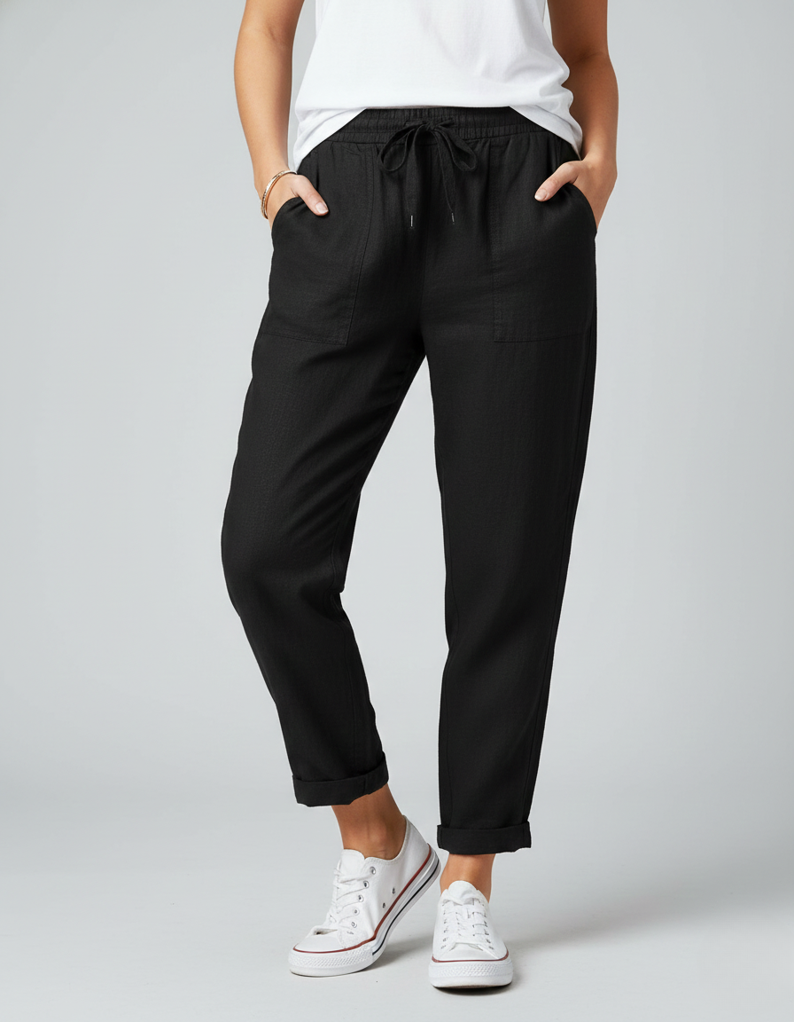 Women’s High-Waist Pants | Flowing Fit