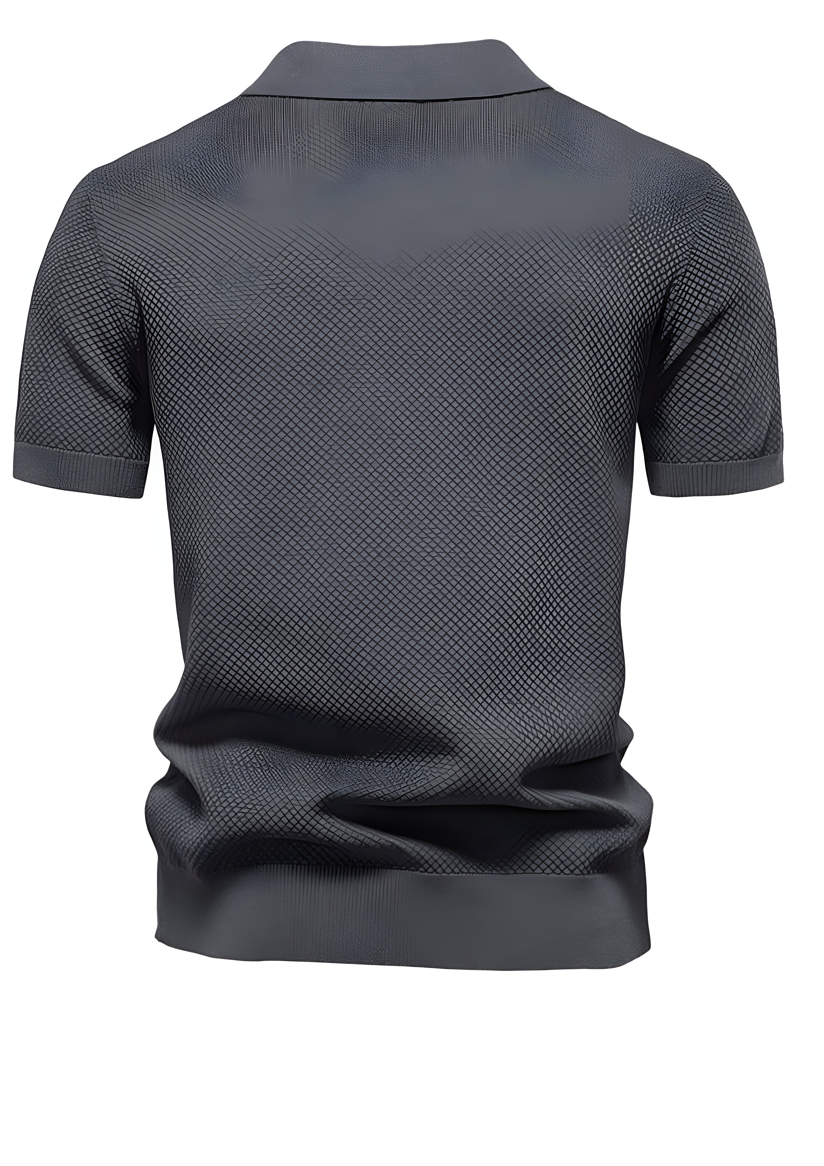 Textured Polo Shirt | Men's Collared Top