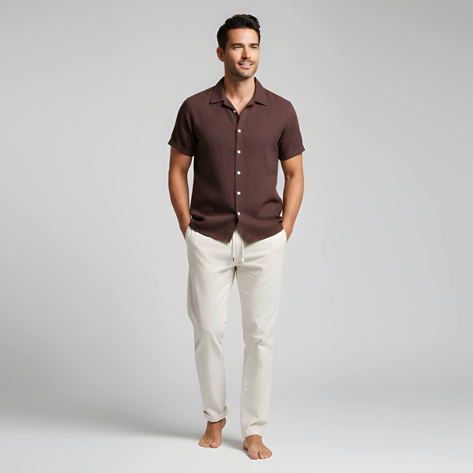 Men's Summer Pants and Top Set | Two-Piece