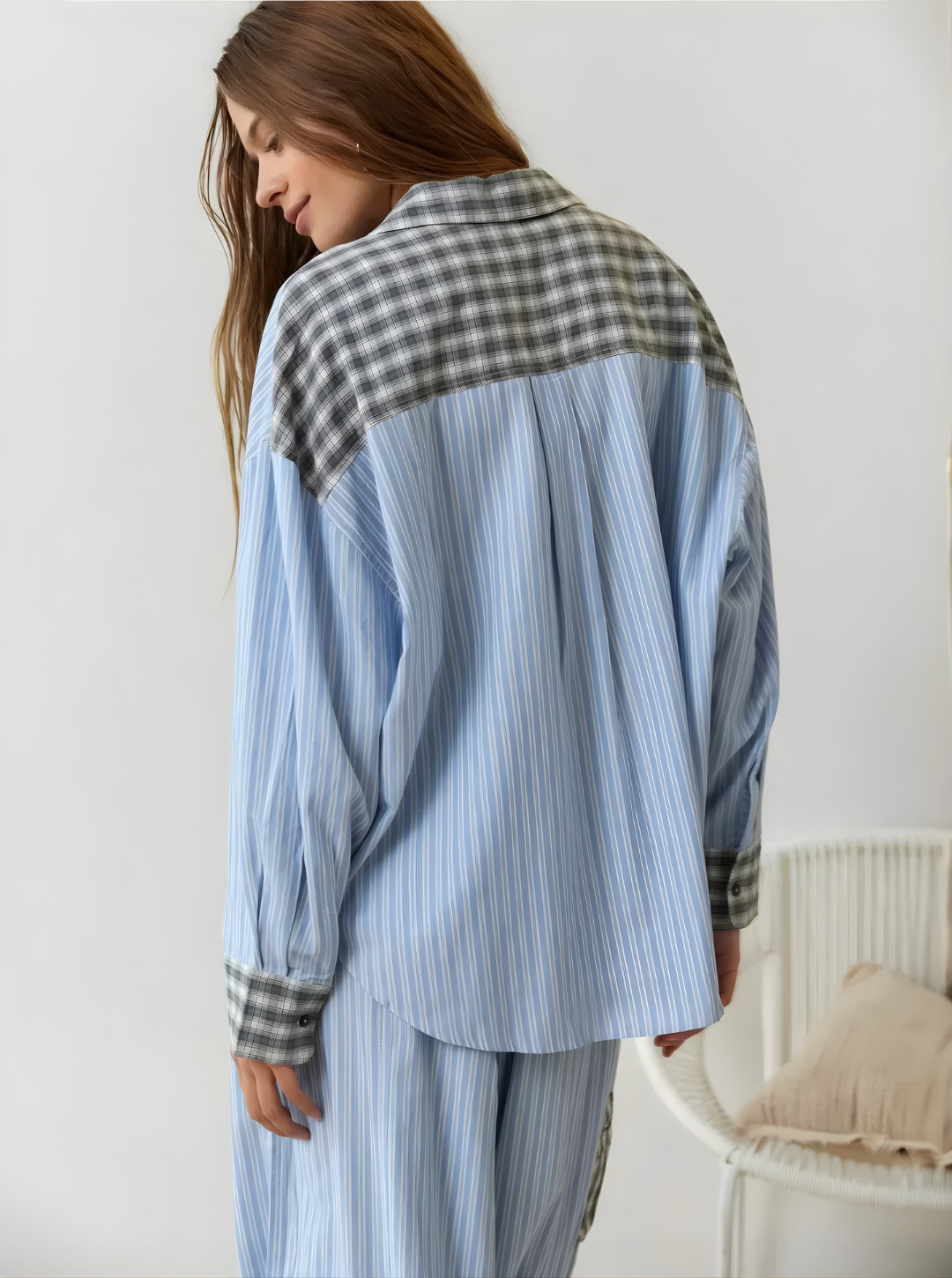 Women’s Summer Pyjama Set | Mixed Pattern Casual Home Loungewear