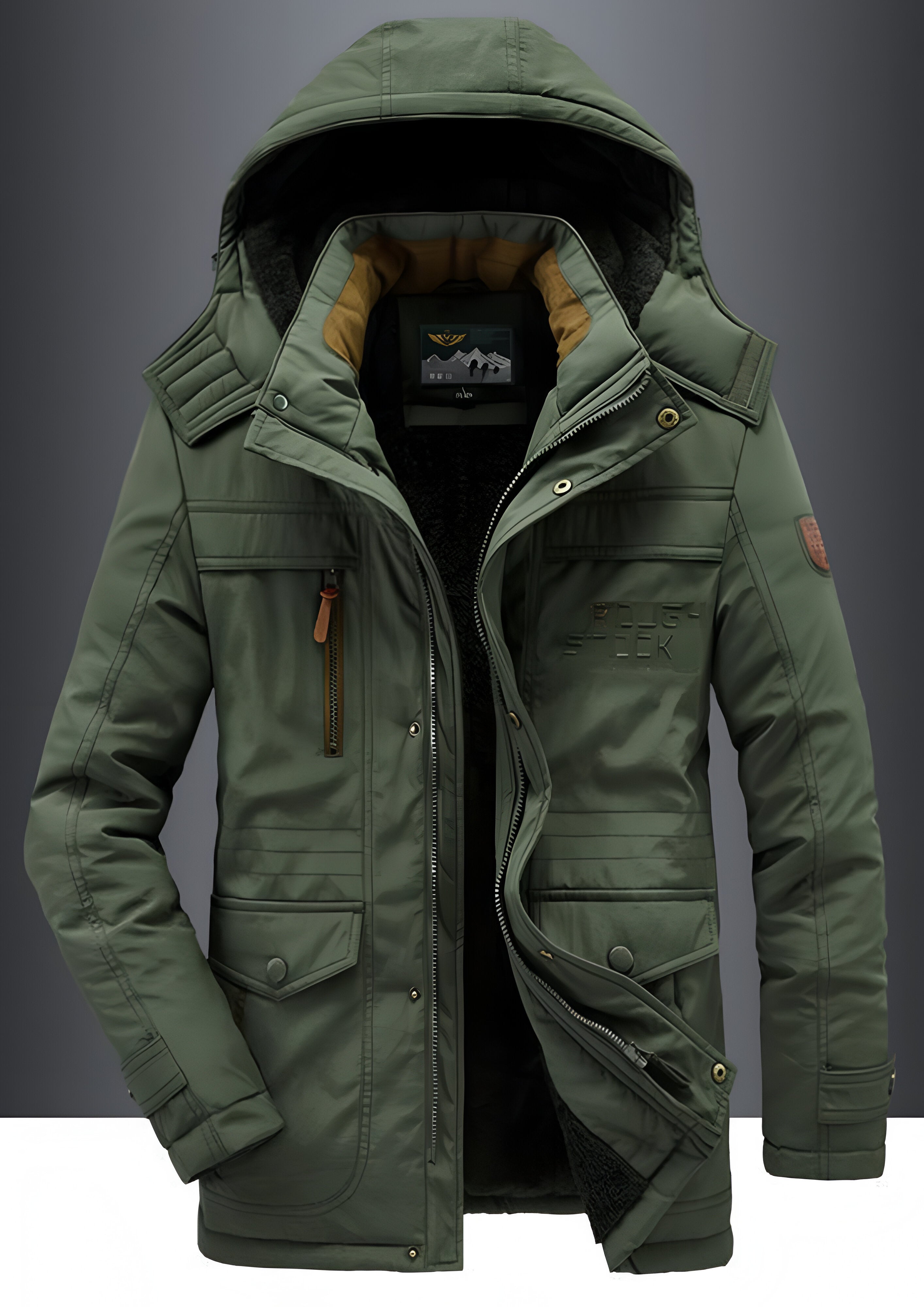 Hooded Parka Jacket | Men's Winter Wear