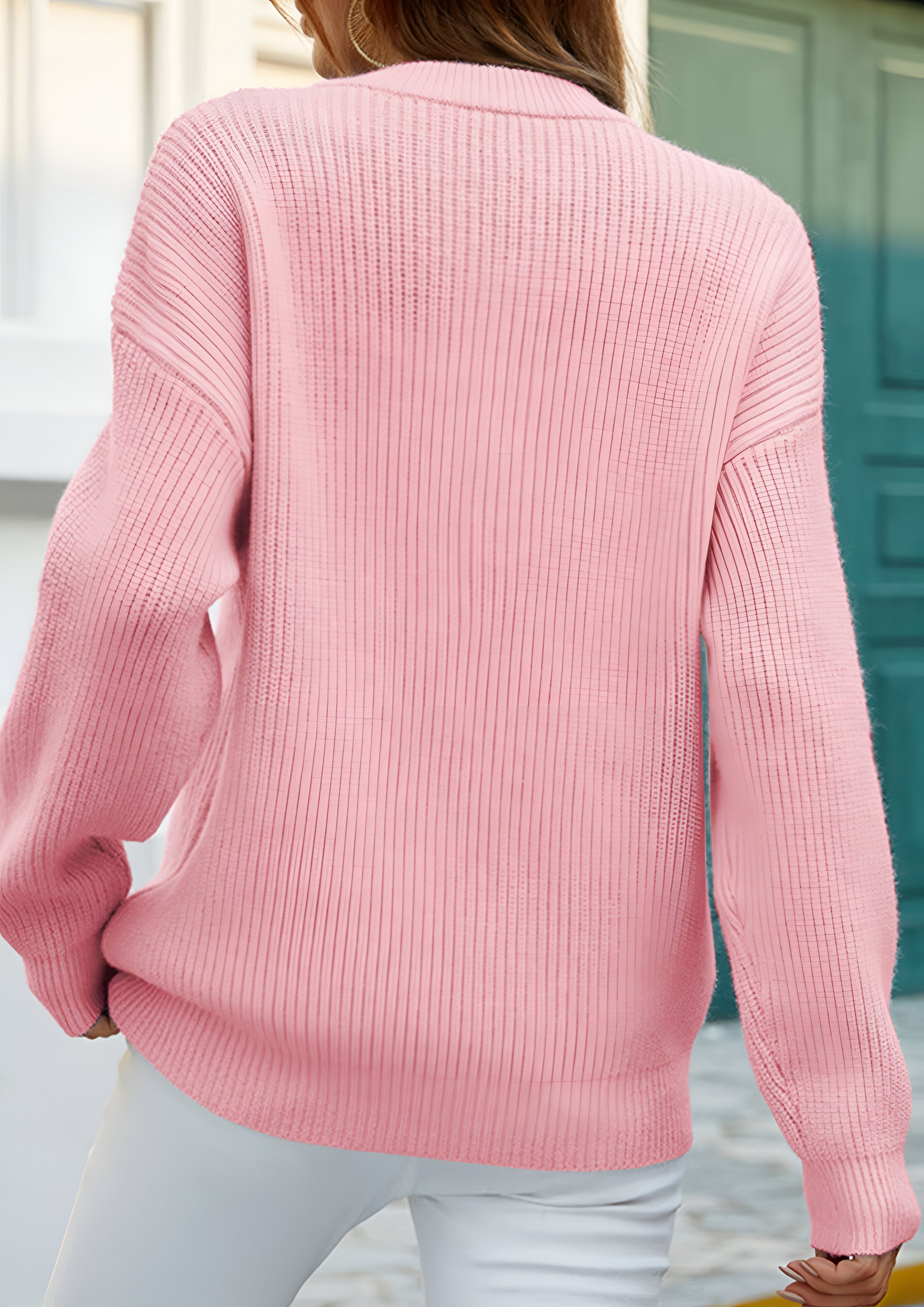 Round Neck Loose Jumper | Women's Long Sleeve