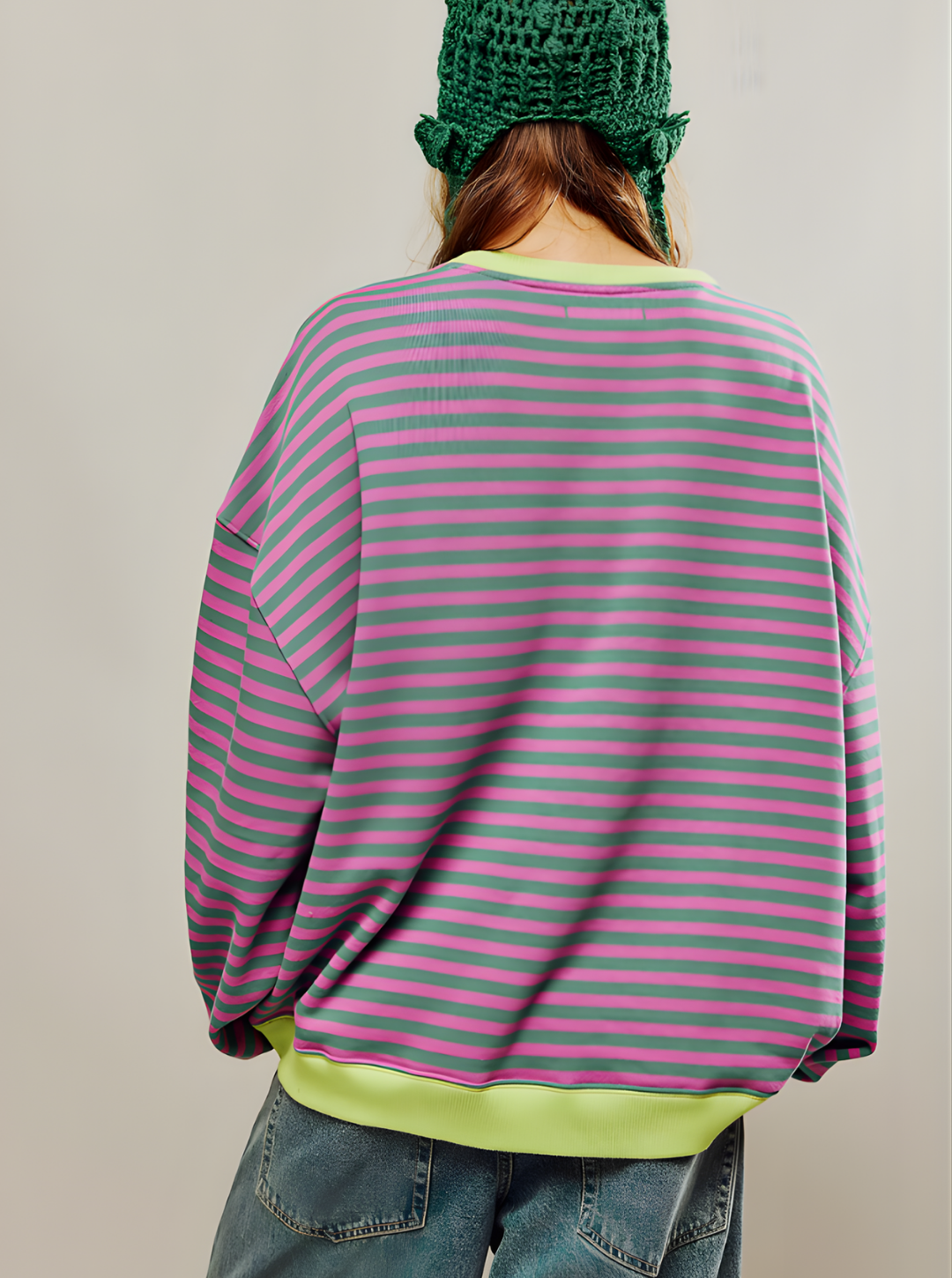Women’s Summer Striped Jumper | Relaxed Casual Home Loungewear