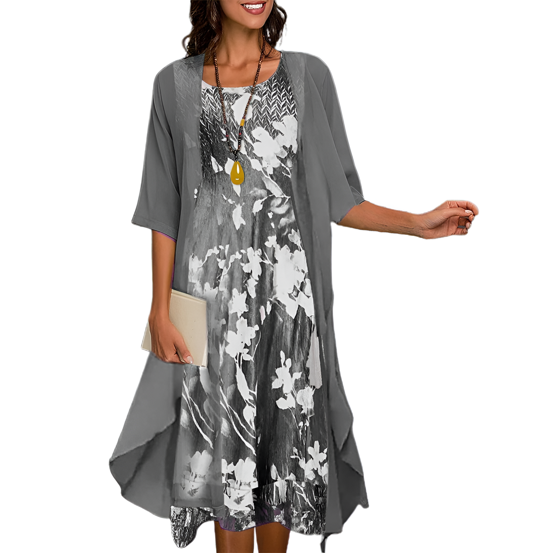 Women's Casual Floral Summer Dress | Midi