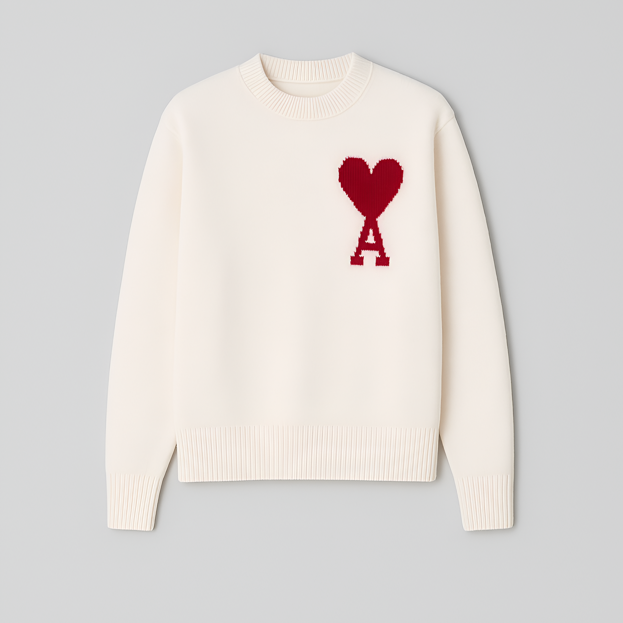 Heart Emblem Jumper | Women's Winter Relaxed