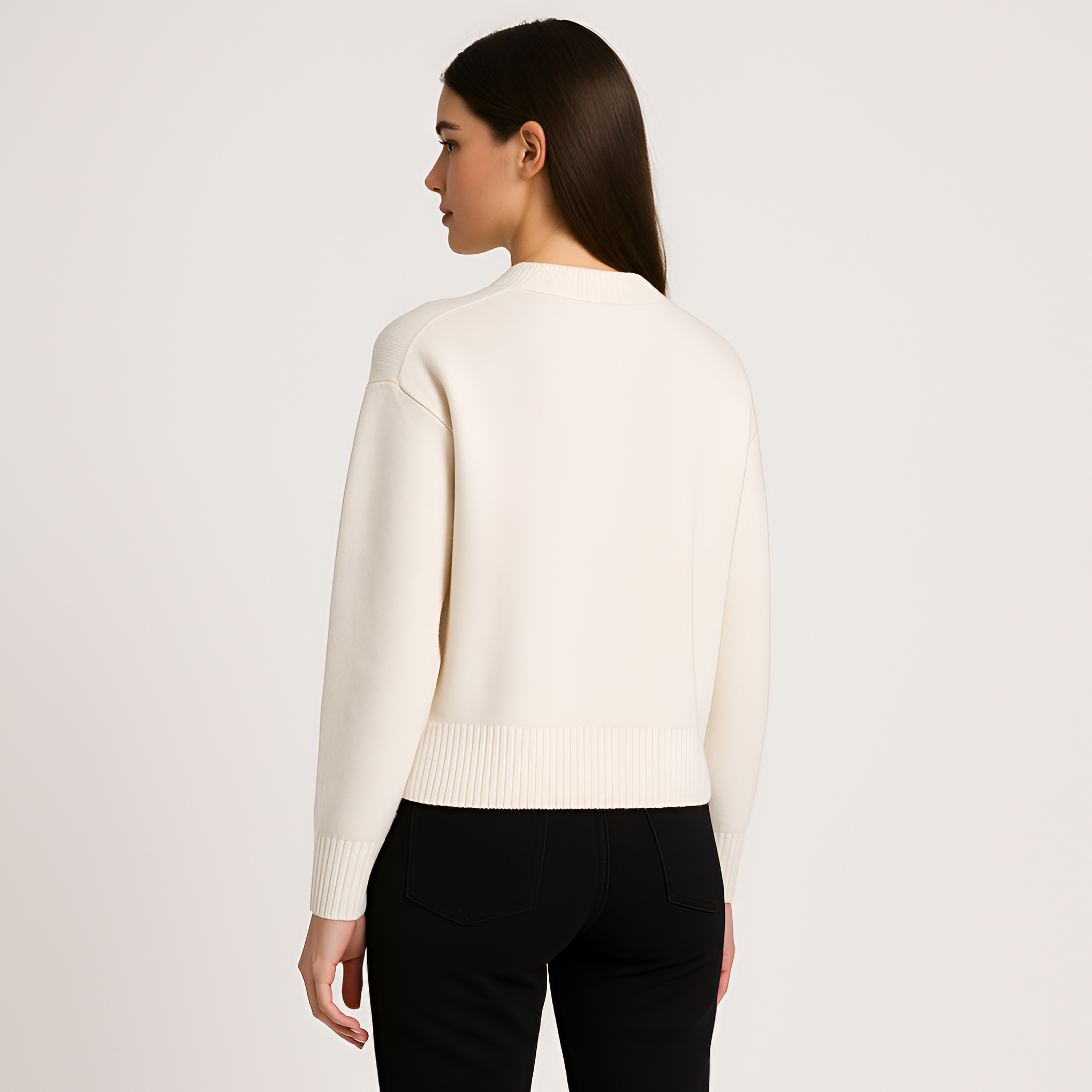 Heart Emblem Jumper | Women's Winter Relaxed