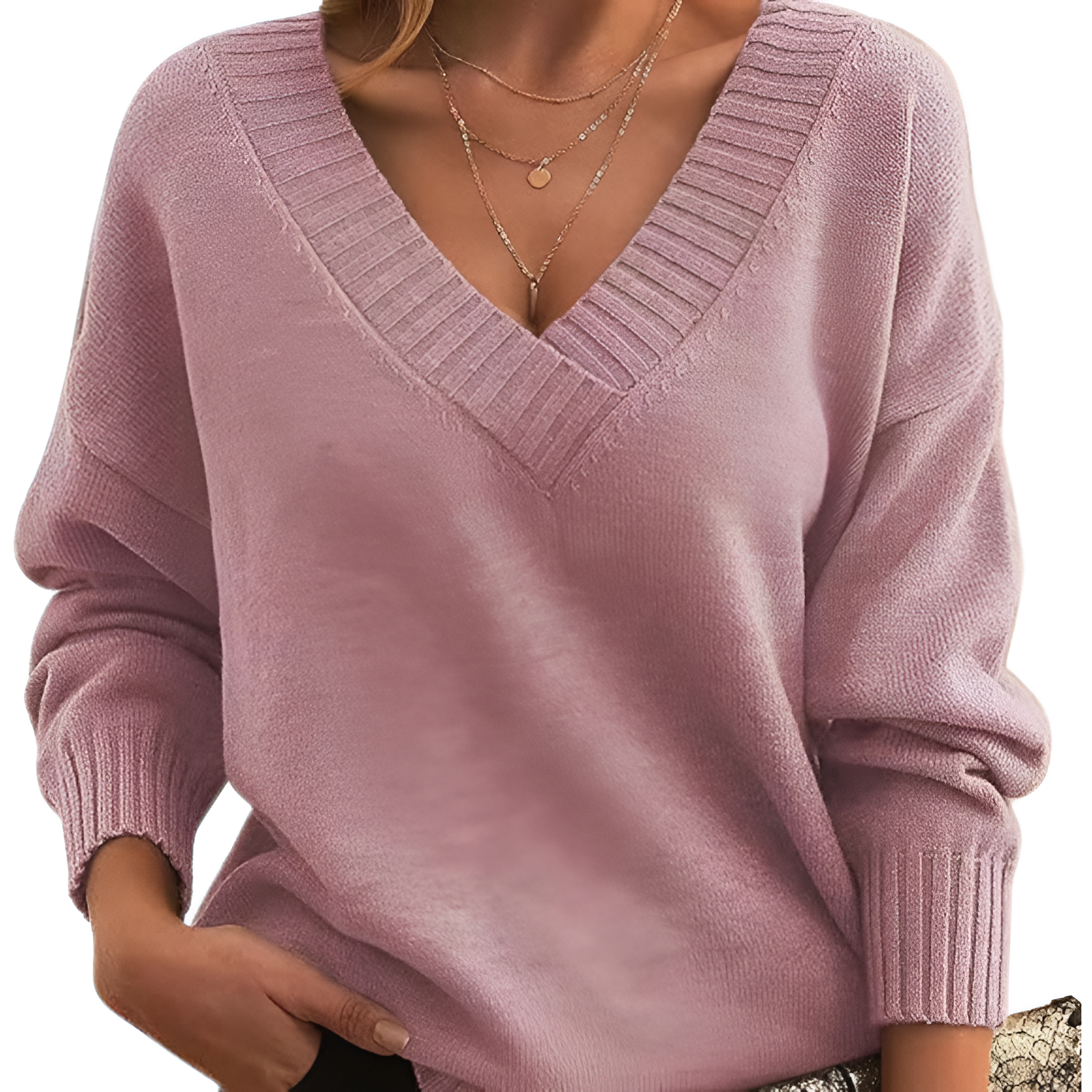 V-Neck Jumper | Women's Winter Relaxed
