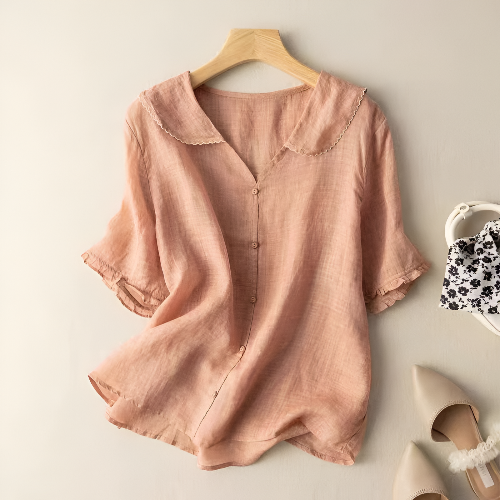 Women's Button-Down Blouse | Versatile Semi-Formal