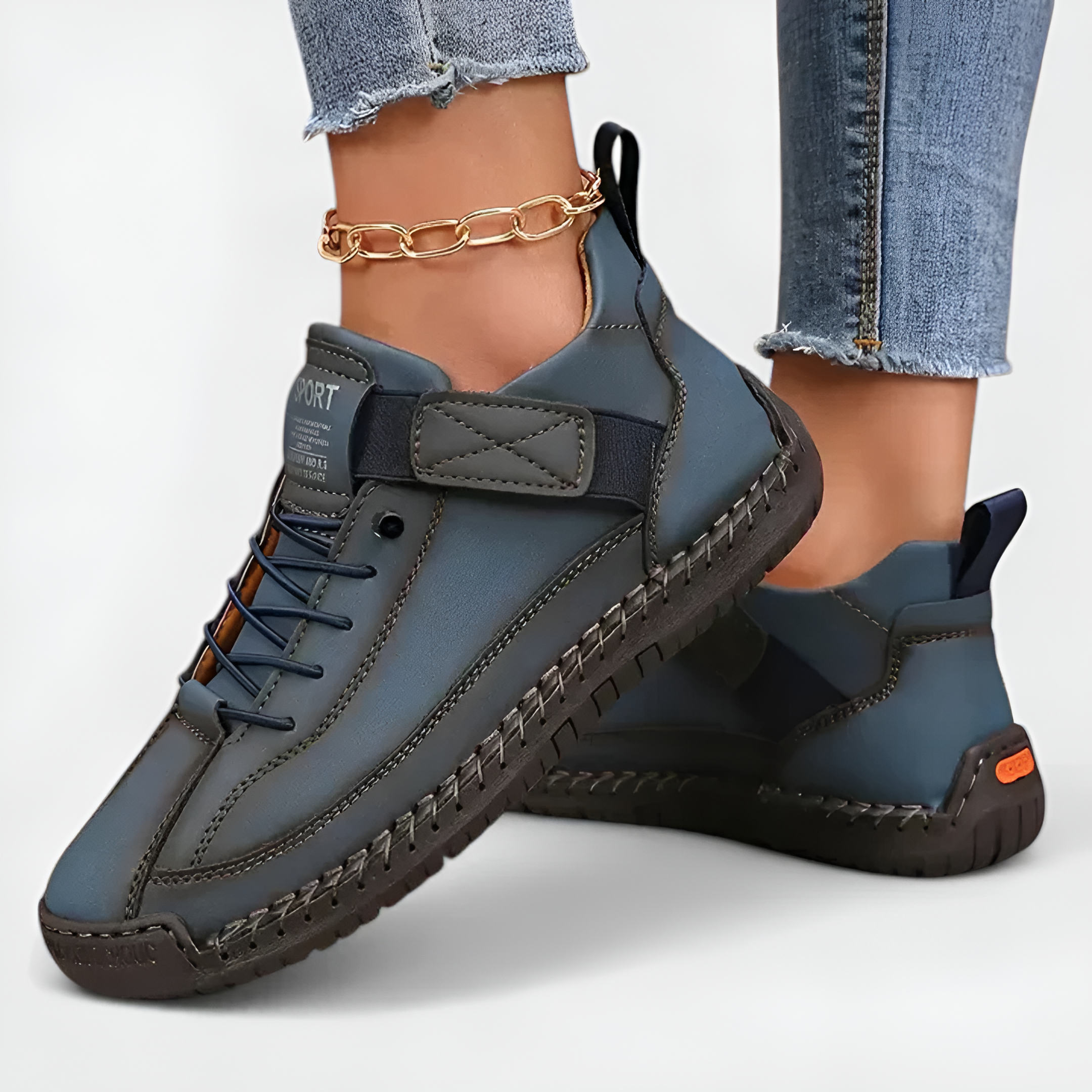 Stitched Sneakers | Women's Casual Cushioned