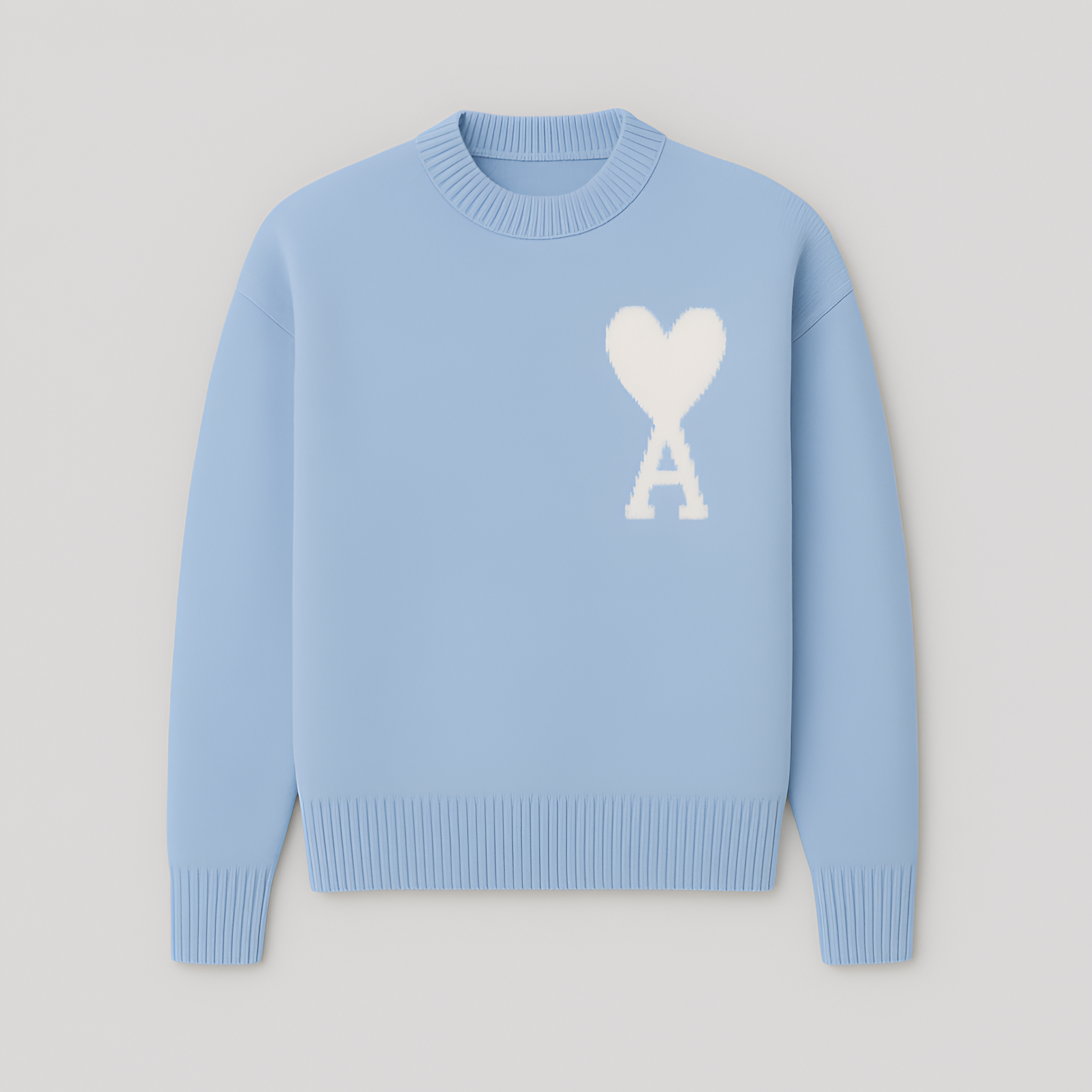Heart Emblem Jumper | Women's Winter Relaxed