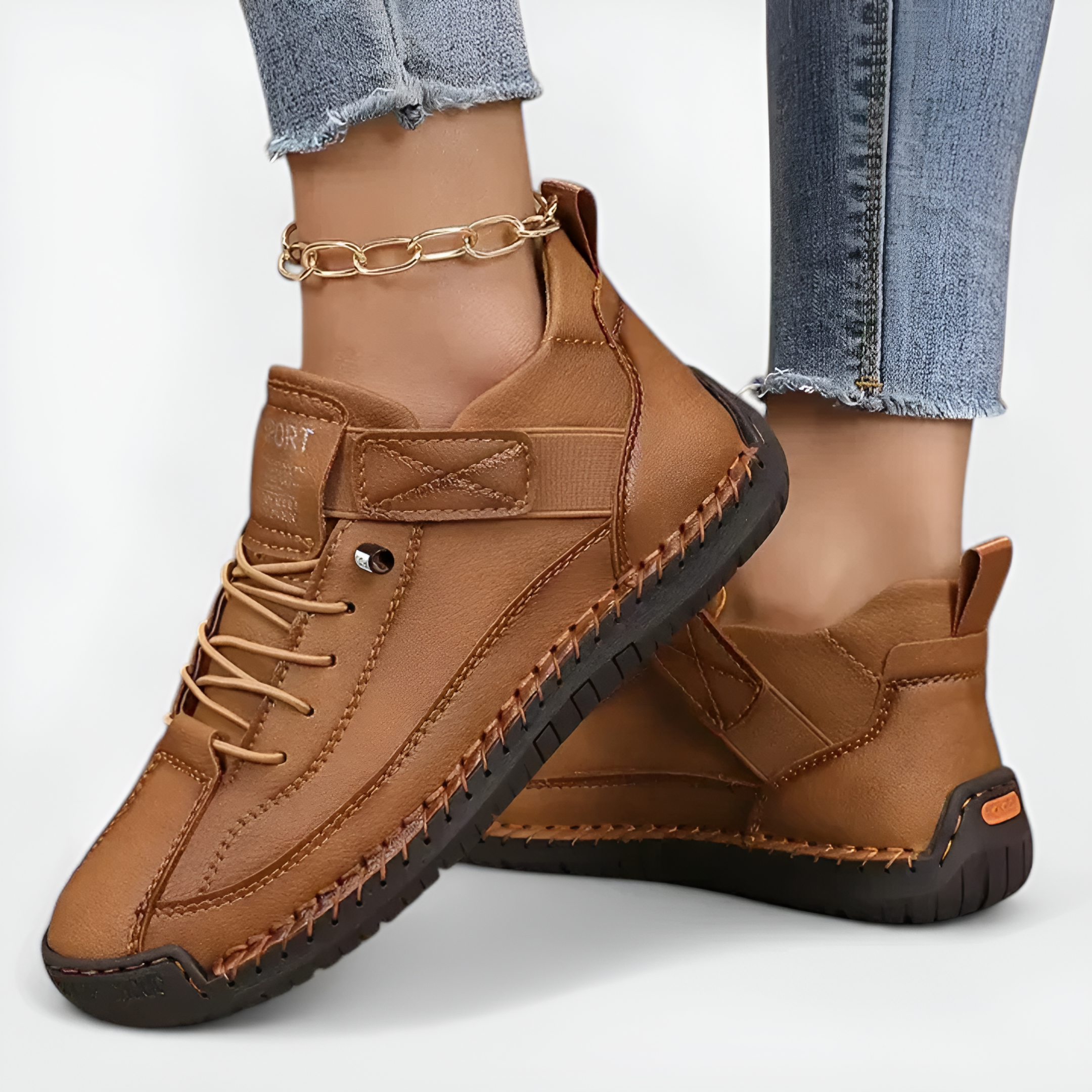 Stitched Sneakers | Women's Casual Cushioned