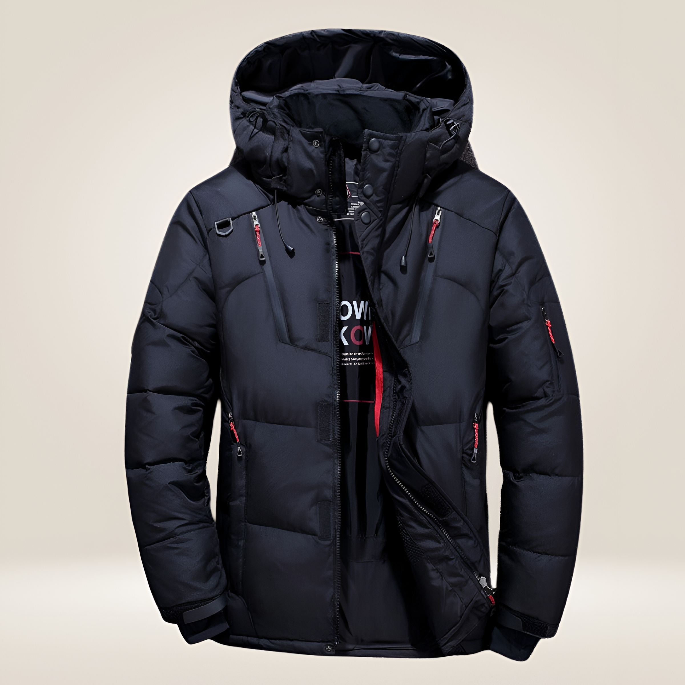Padded Parka | Men's Winter Hooded Windproof