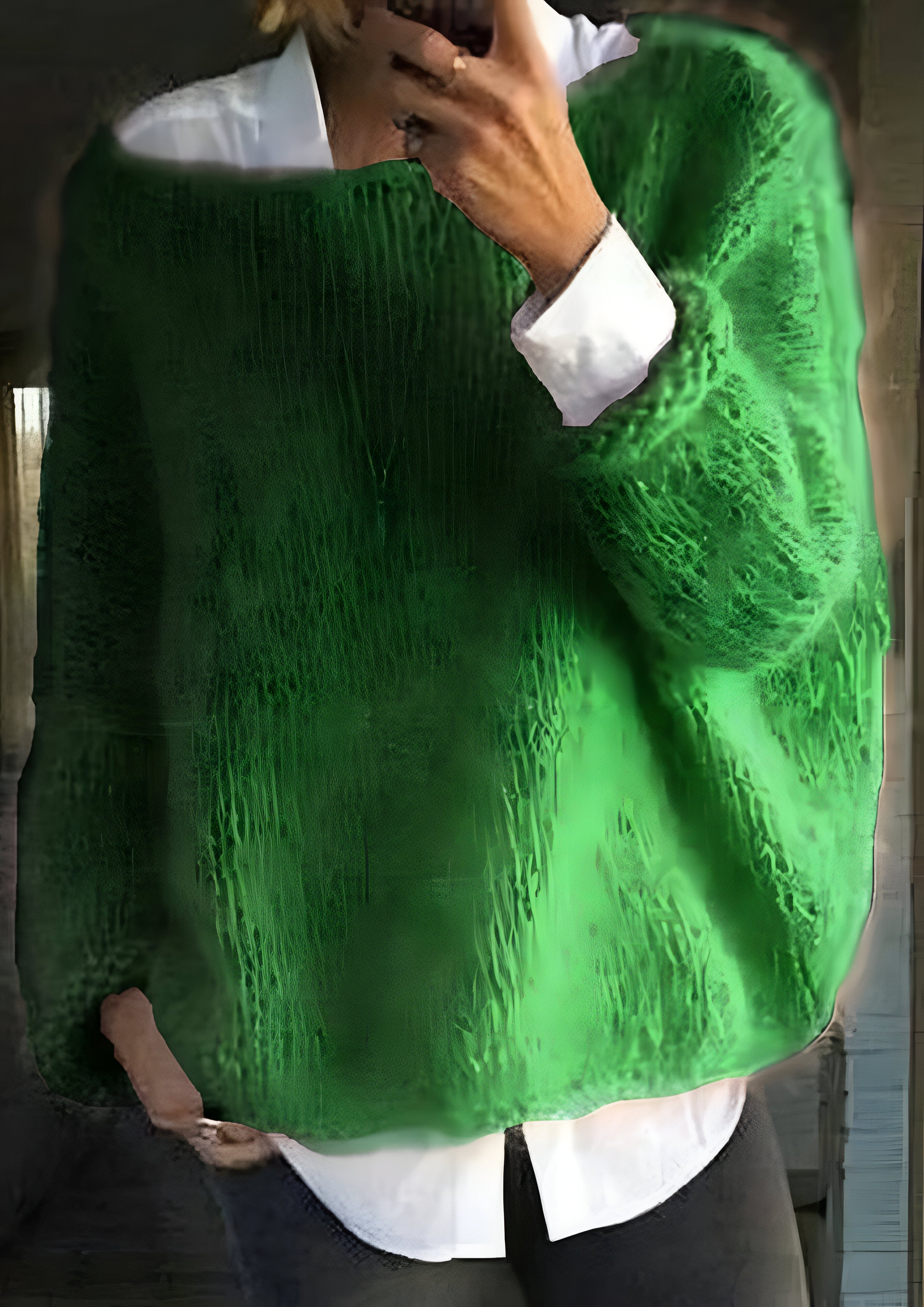 Off Shoulder Fluffy Jumper | Women's Loose Fit