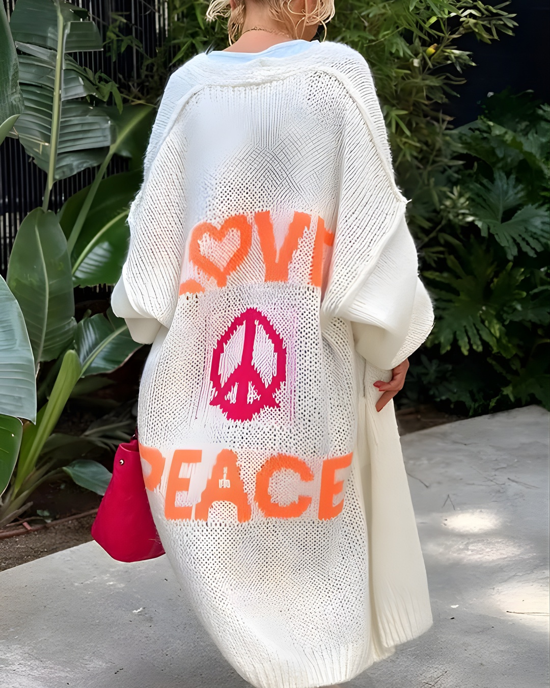 Women’s Summer Graphic Cardigan | Long