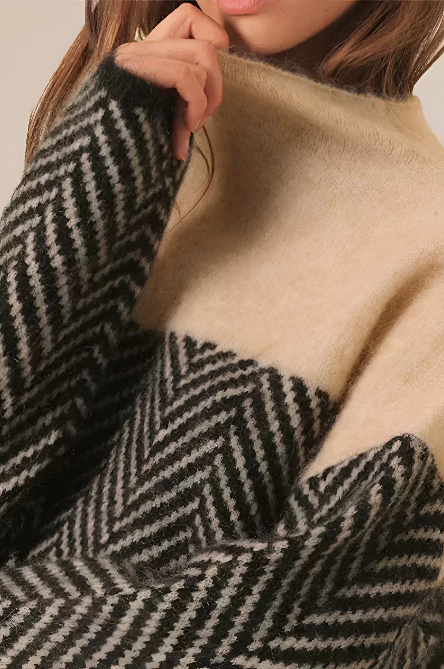 Chevron Knit Jumper | Women's Winter Cozy