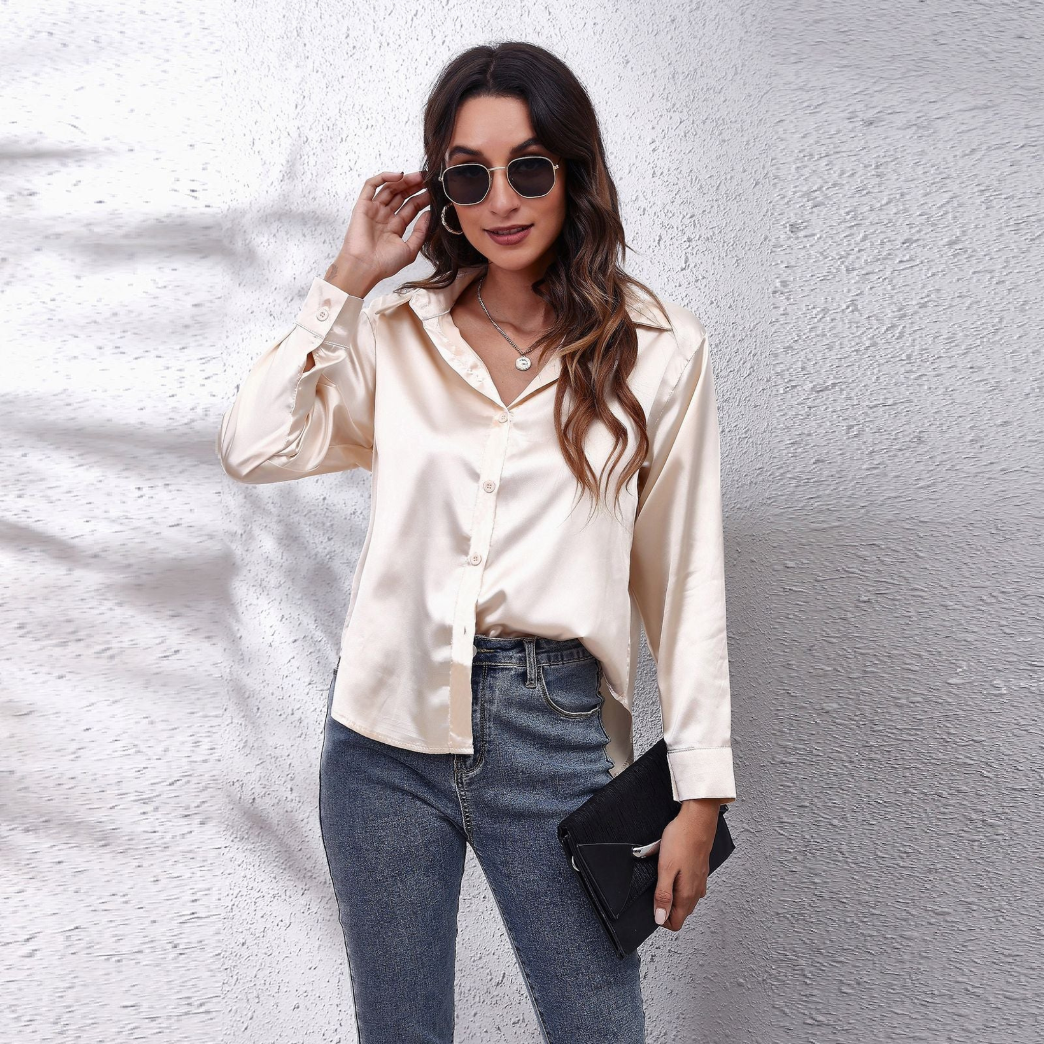Women’s Summer Long Sleeve Blouse | Classic Fit