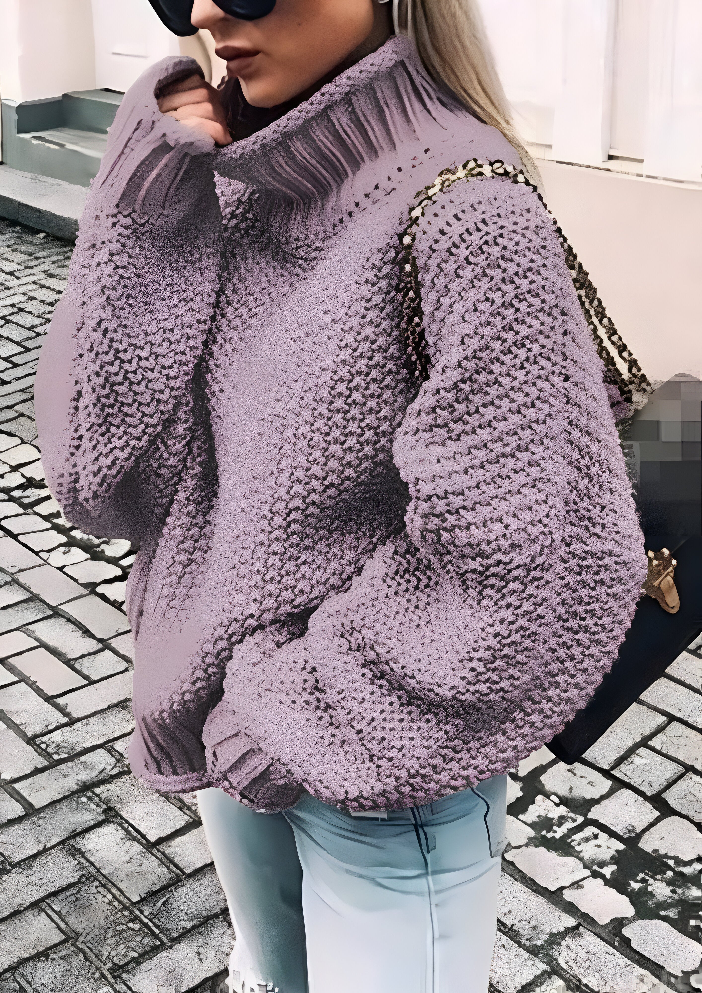 Turtle Neck Loose Jumper | Women's Oversized