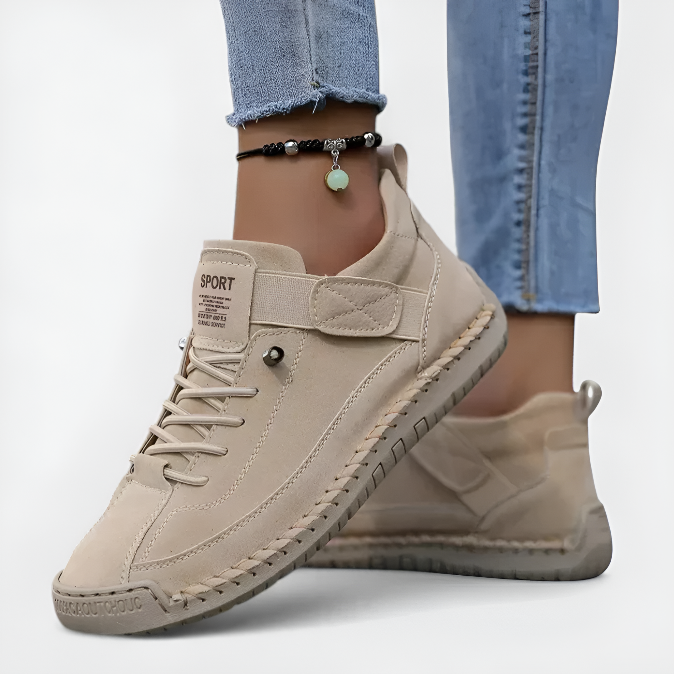 Stitched Sneakers | Women's Casual Cushioned