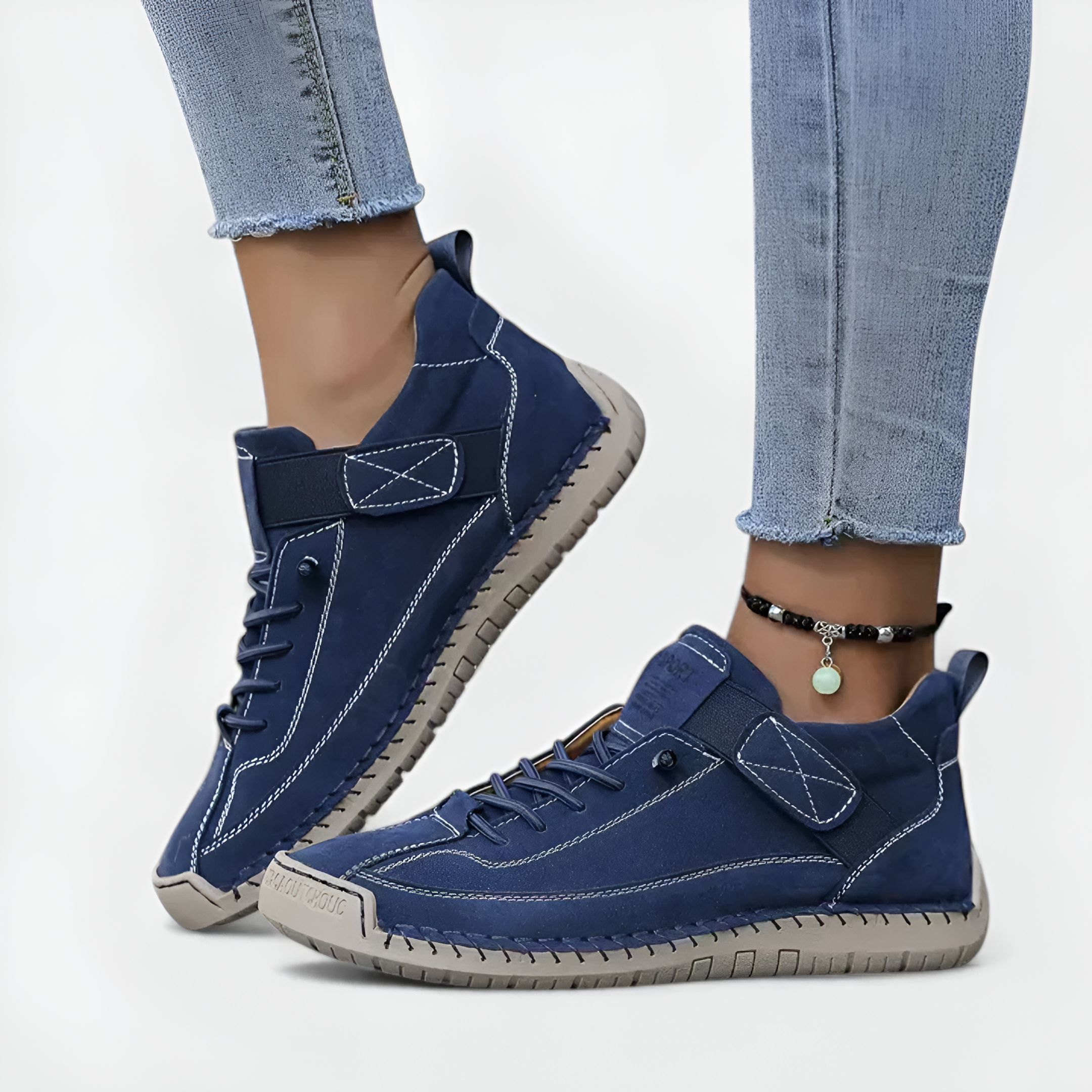 Stitched Sneakers | Women's Casual Cushioned