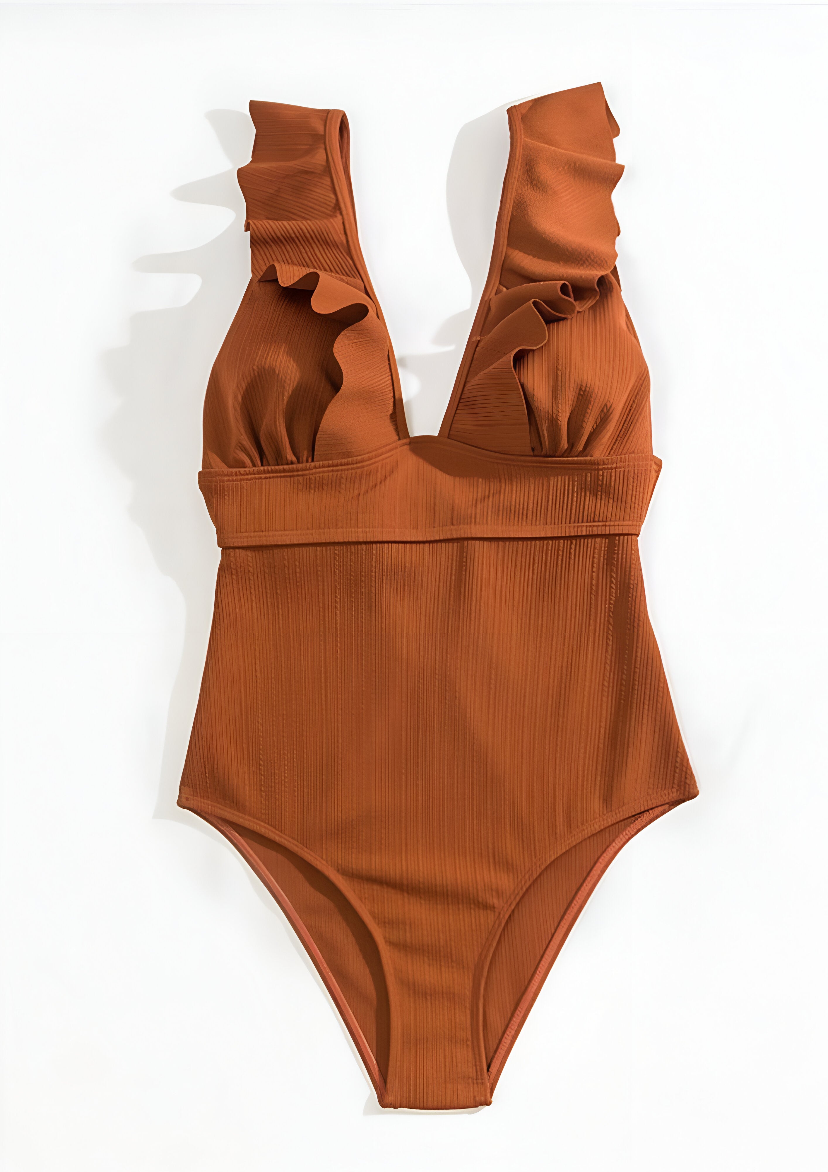 Women's Deep V-Neck One Piece Swimwear