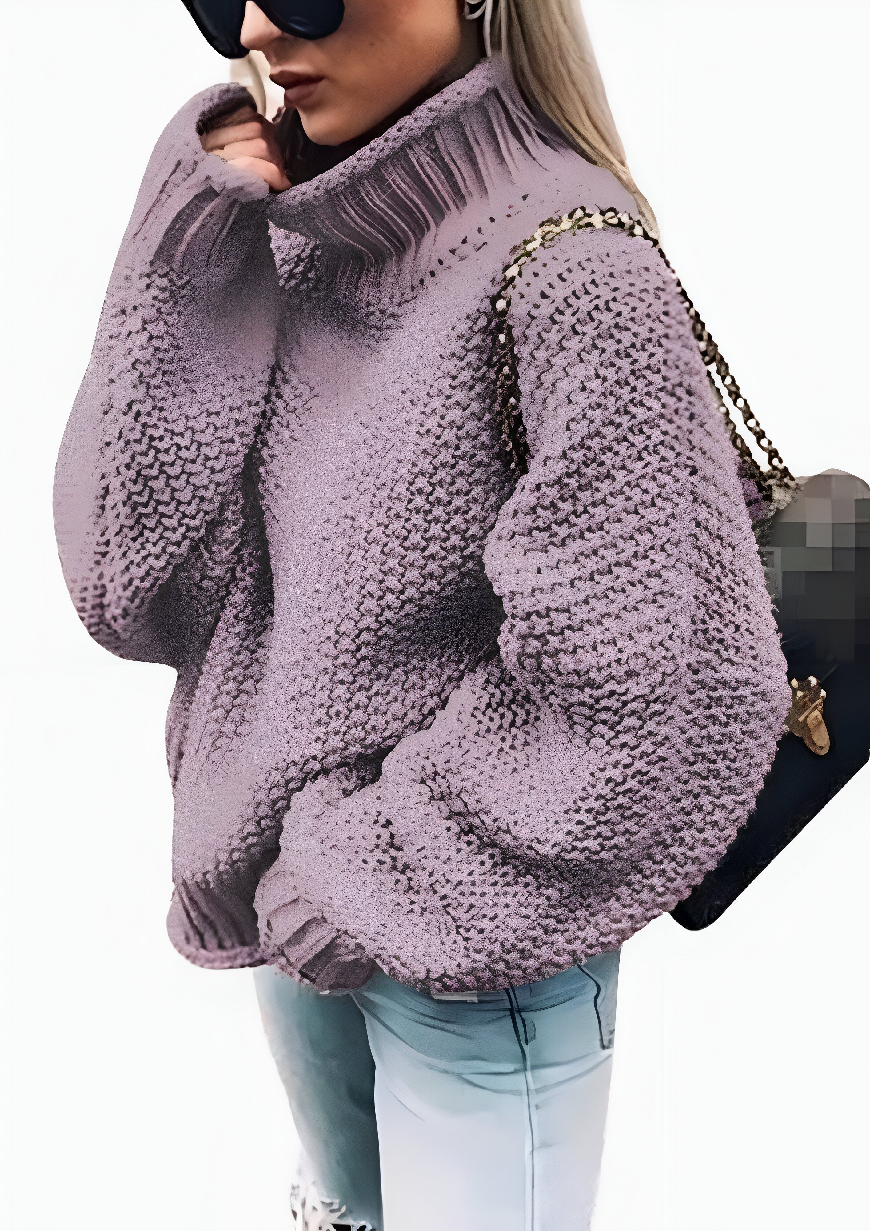 Turtle Neck Loose Fit Jumper | Women's Winter Wear
