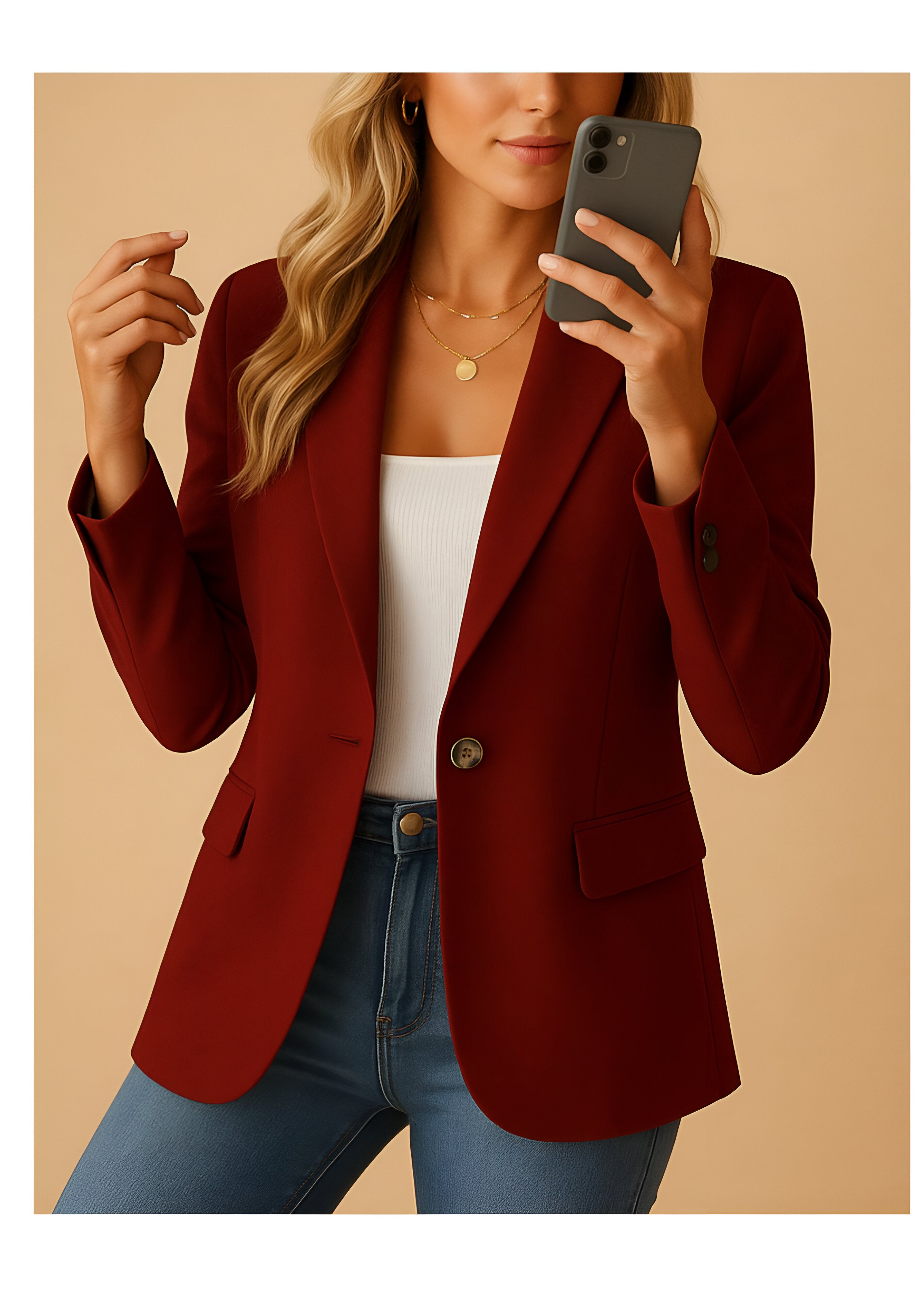 Women’s Stretch Coat Blazer | Formal Wear