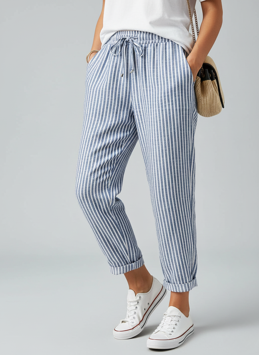 Women’s High-Waist Pants | Flowing Fit