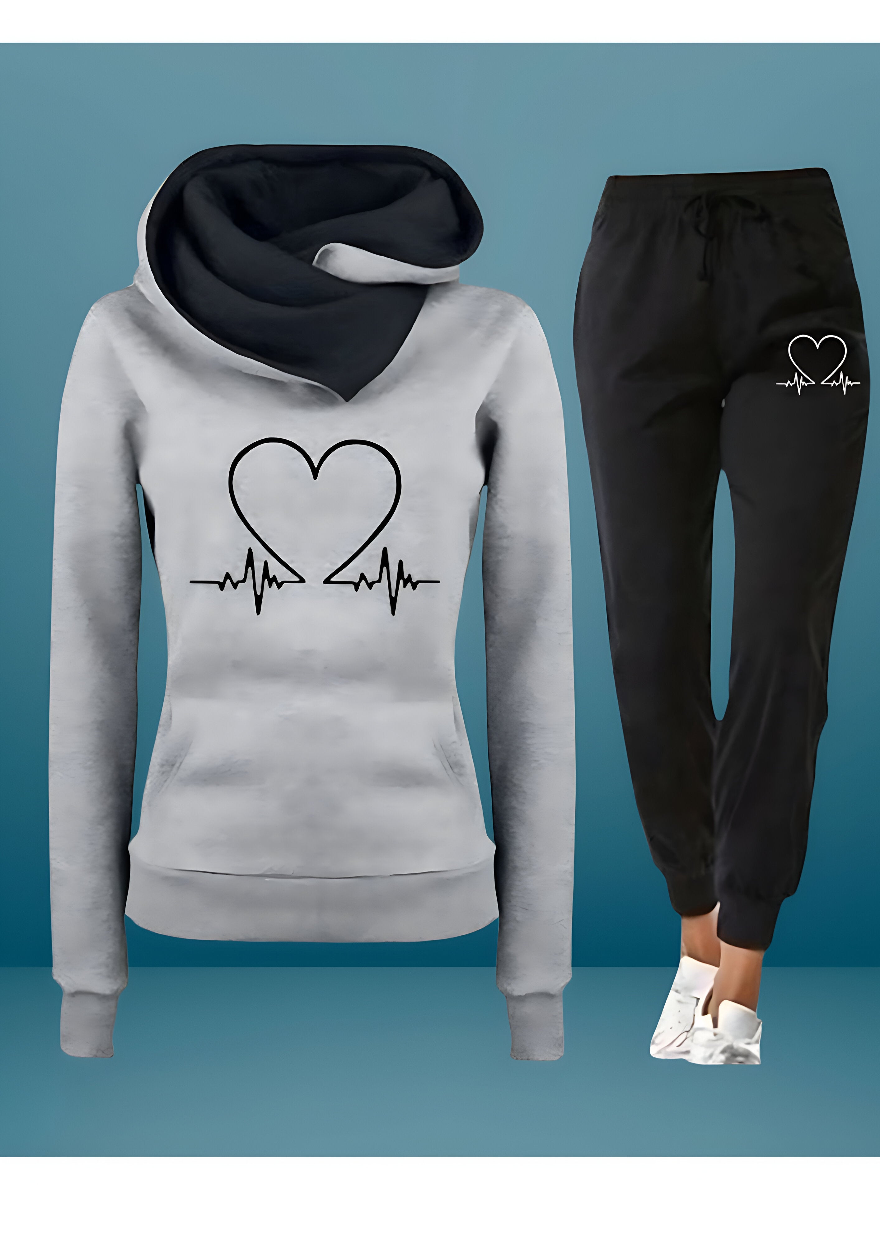 Hoodie and Trousers Set | Women's Tracksuit