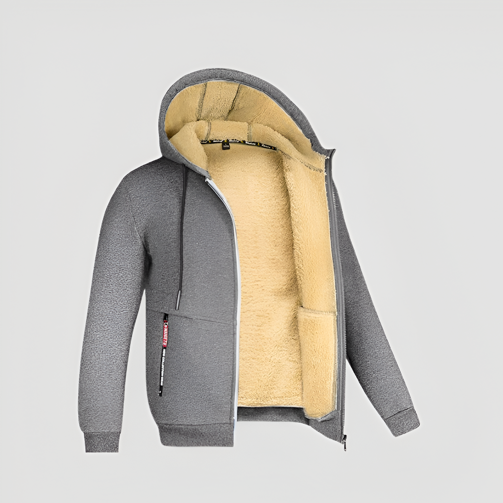 Thermal Hoodie Jumper | Men's Winter Shielded Zip