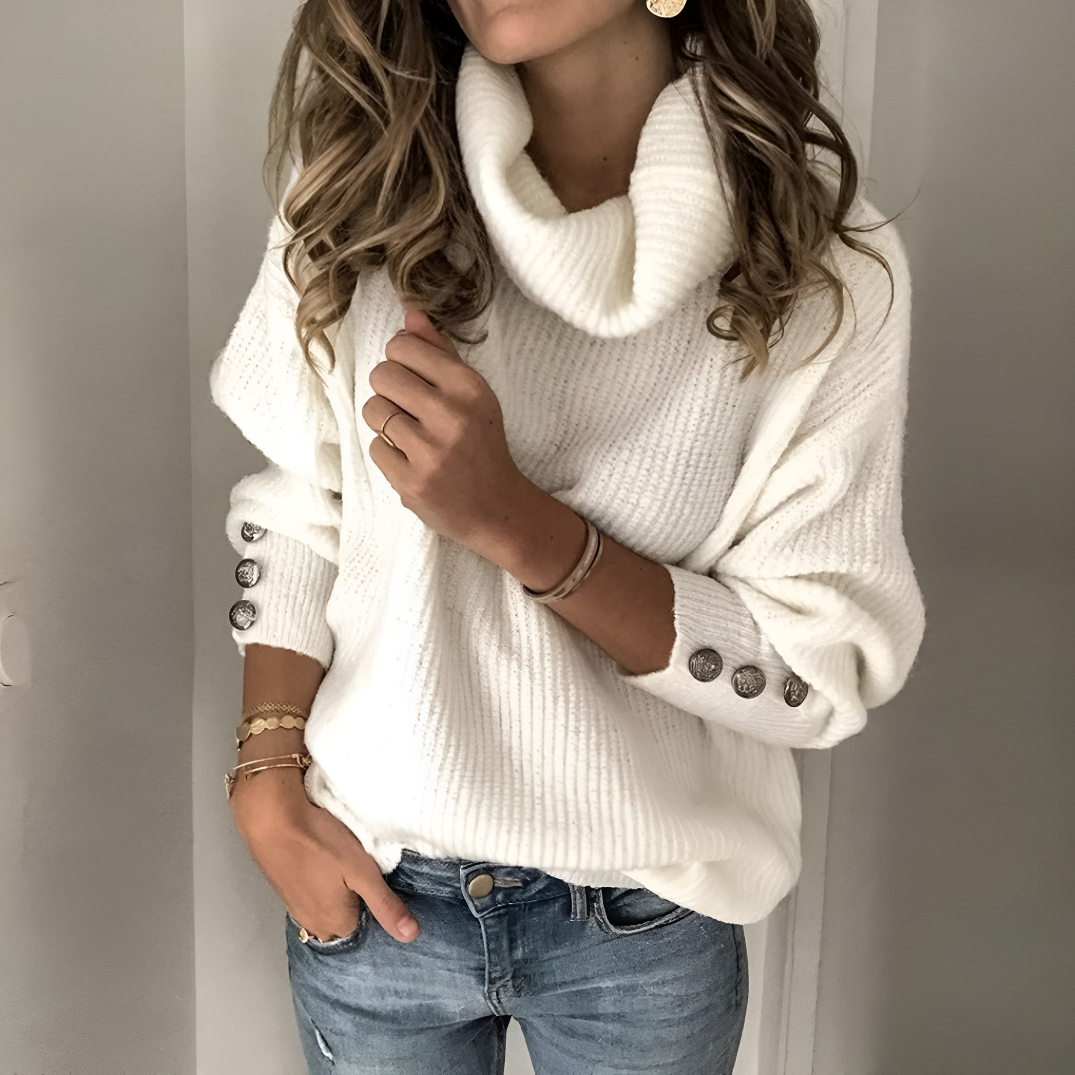 Cowl Neck Jumper | Women's Winter Cozy